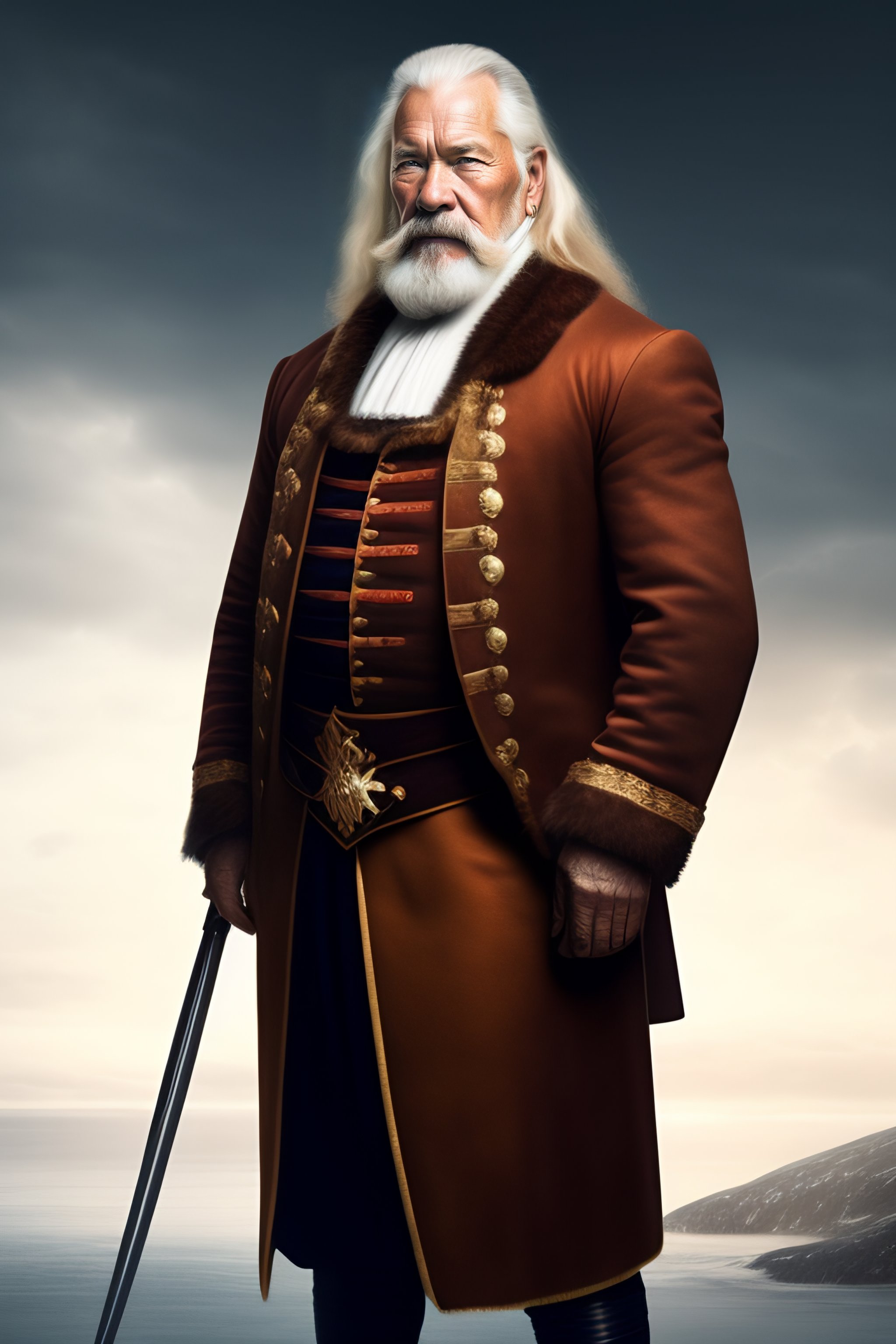 Lexica - A 50-years old scandinavian man in the year of 1700