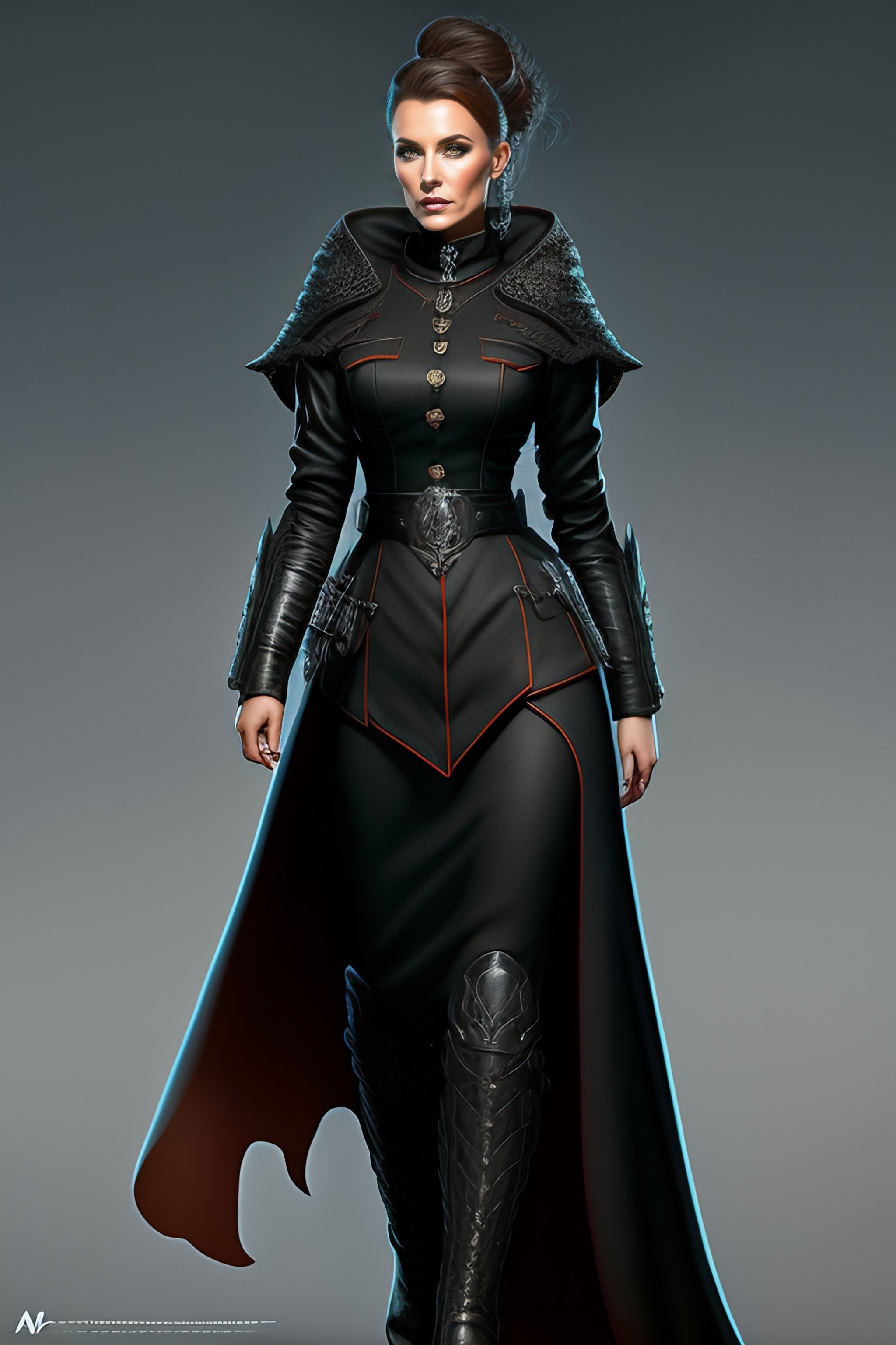 Lexica - Woman gothic necromancer summoner, Wolfenstein character ...