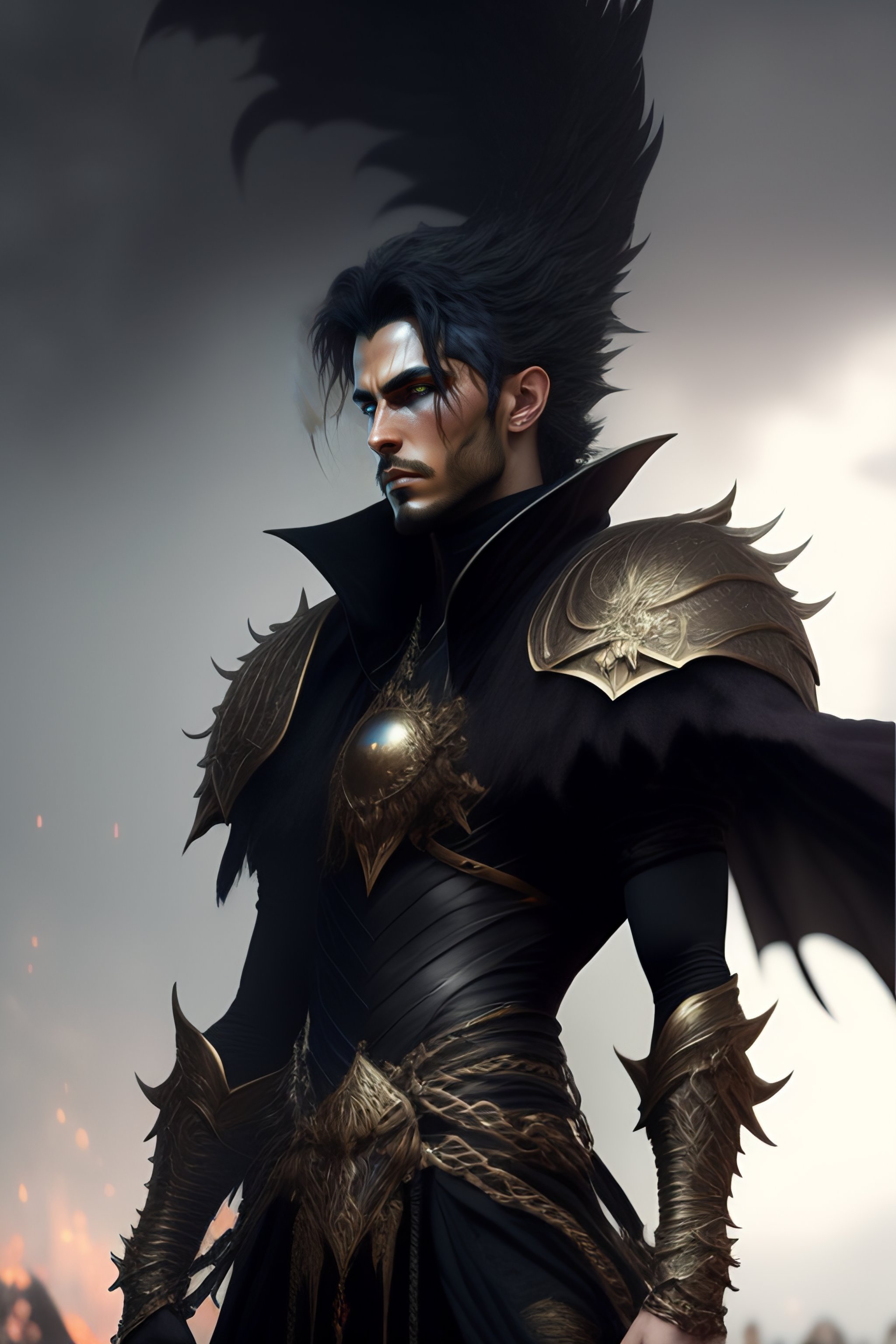 Lexica - A male dark lord, dark fantasy, final fantasy, darkwave