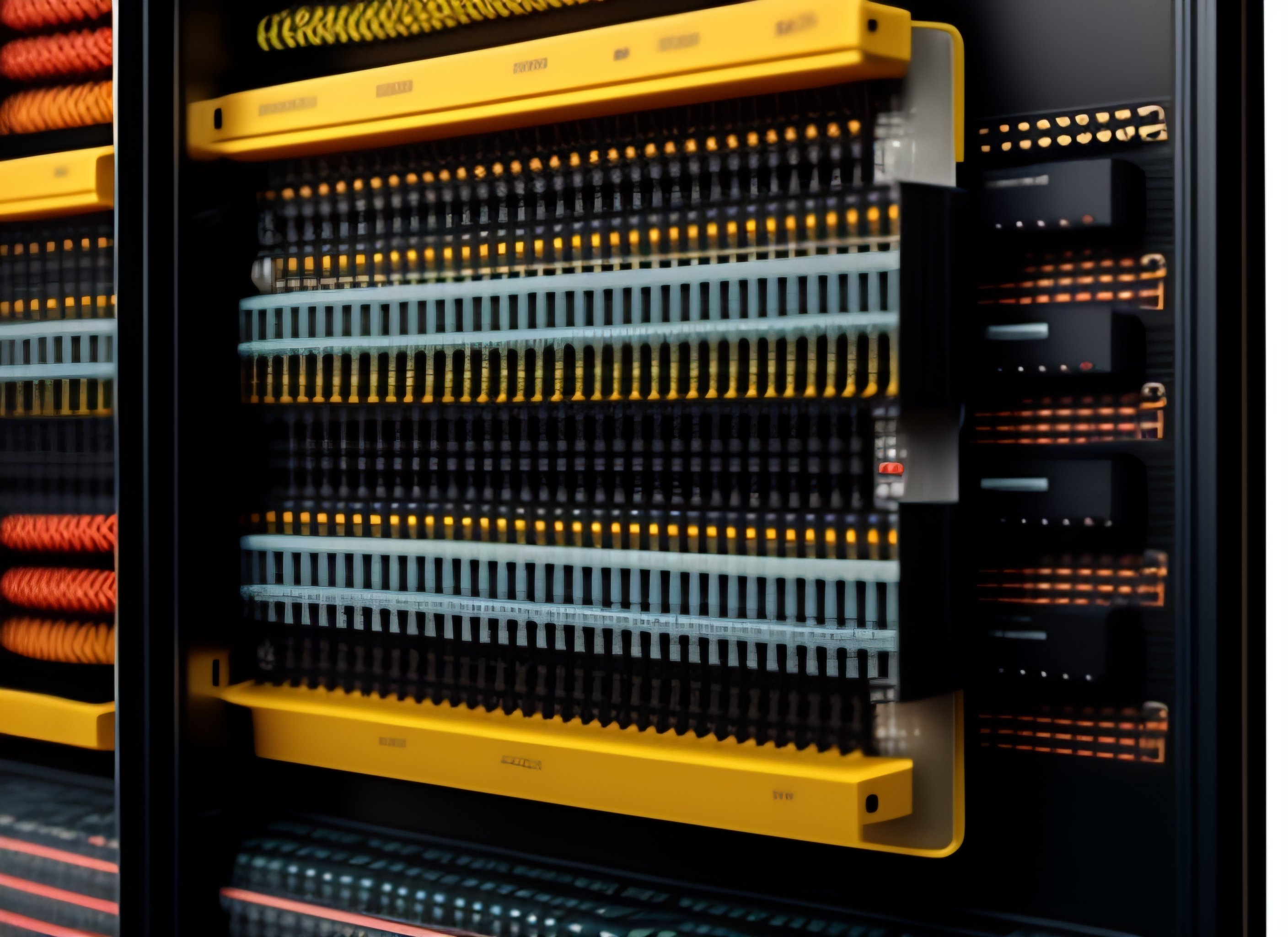 Lexica - Informaticos trabajando con un patch panel