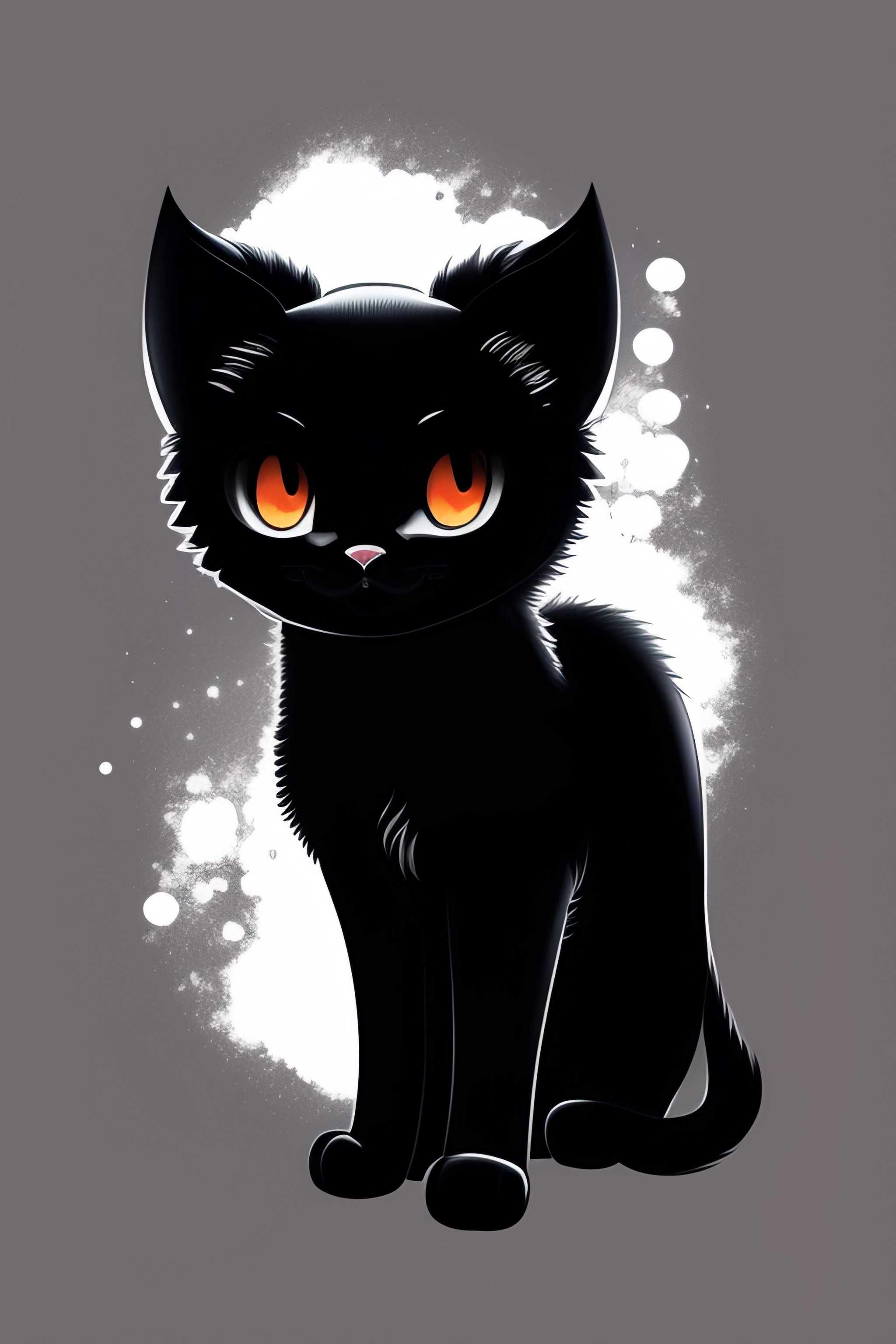 Black on sale anime cat