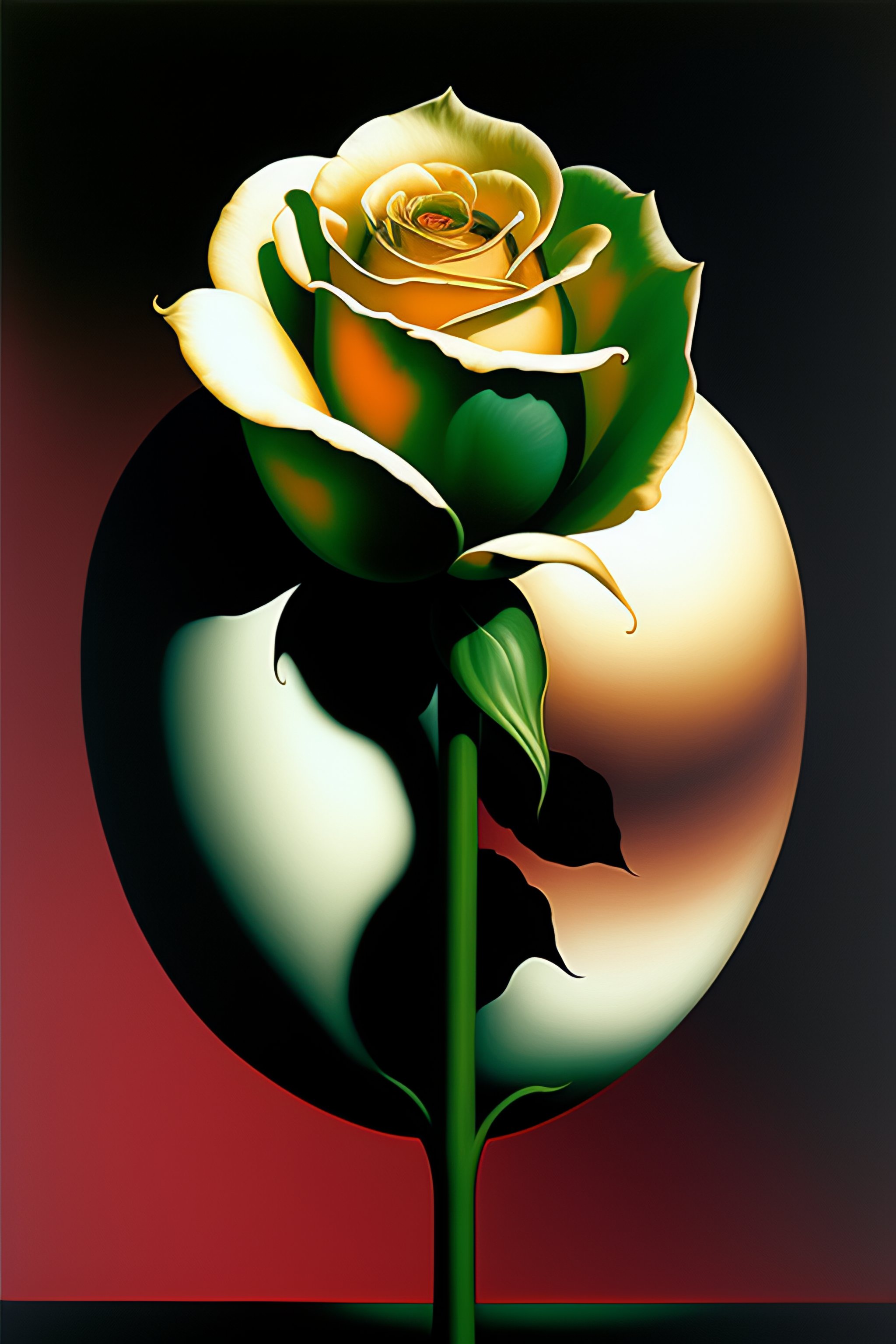 Lexica - Death carries a black flag decorated with a white, five-petal ...