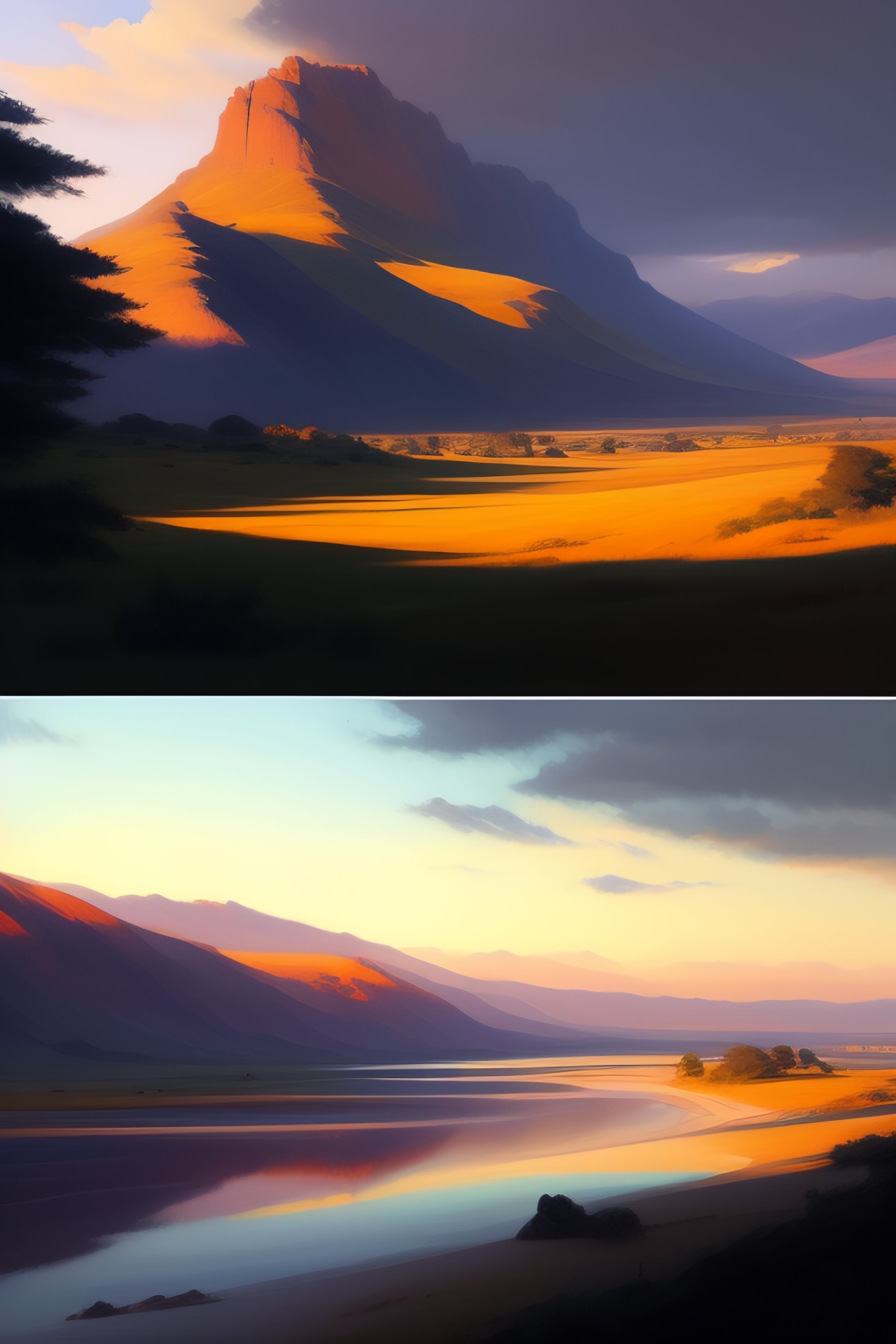 Lexica - Professional oil painting of sumerset, professional majestic ...