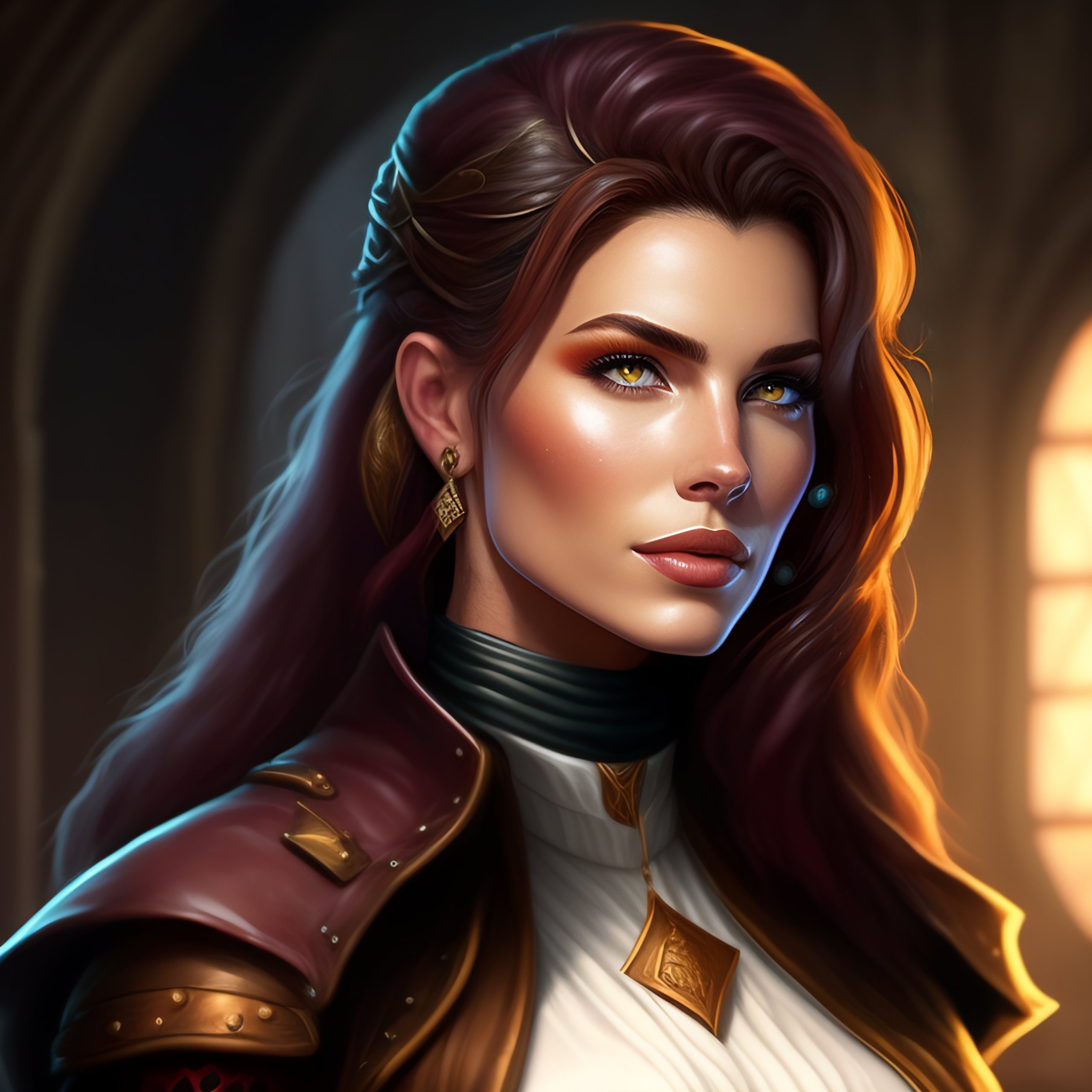 Lexica - D&d woman rogue, 20 years old, lesbian