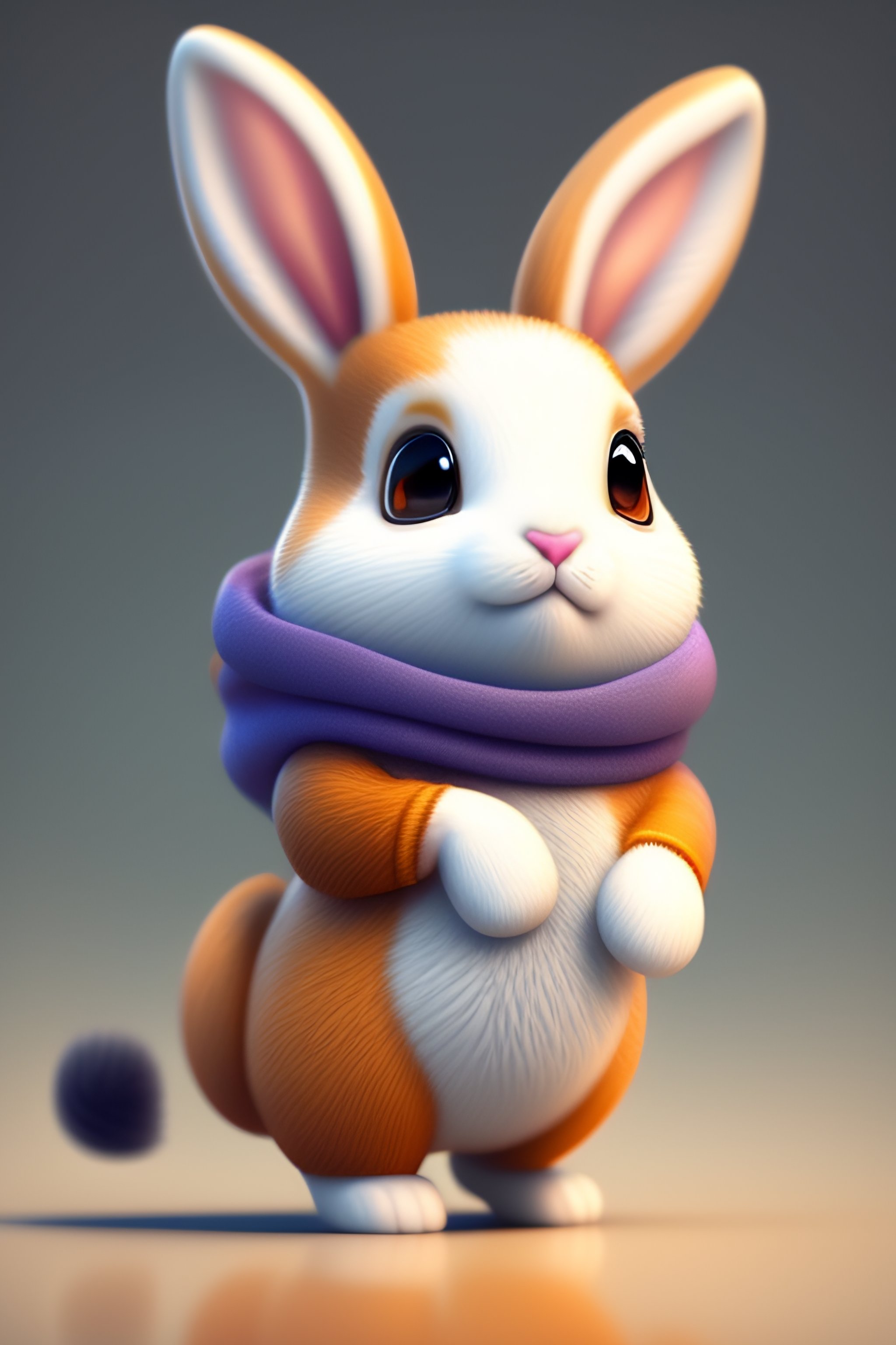 Lexica - Cute and adorable cartoon rabbit baby, fantasy, dreamlike ...