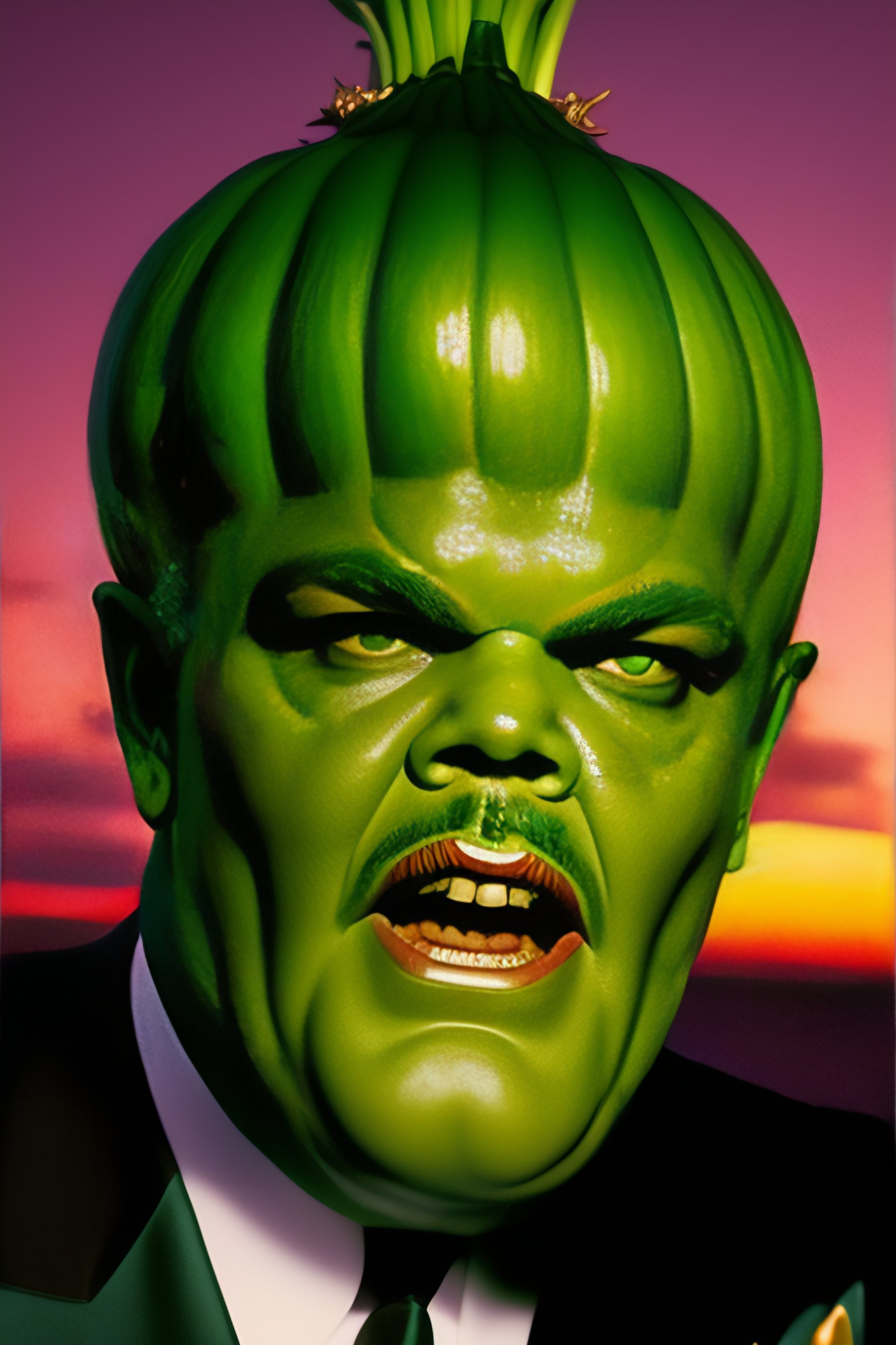 Lexica Green onions like Lovecraft's monster