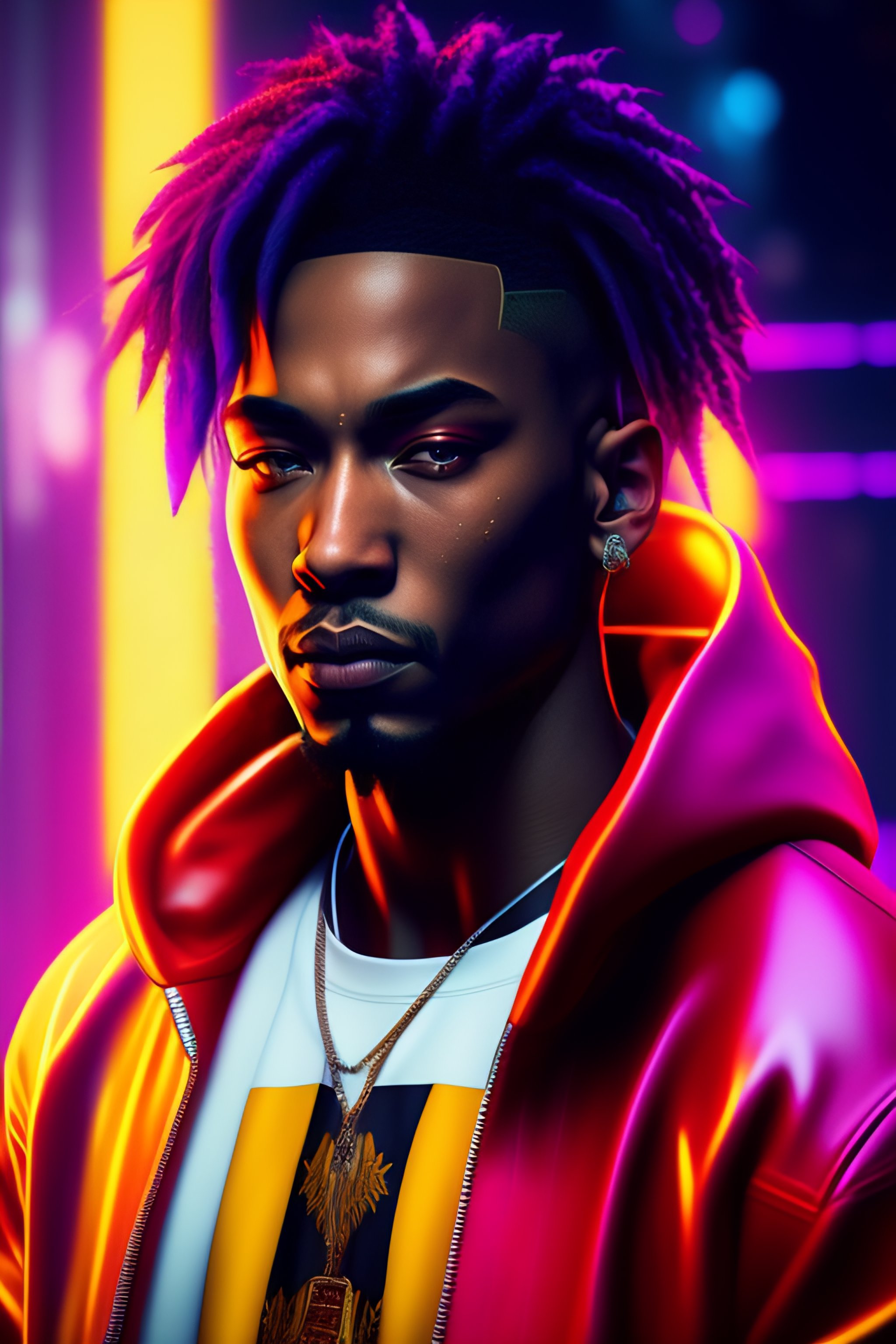 Lexica - Anime, rapper, cyberpunk 2077, Eminem