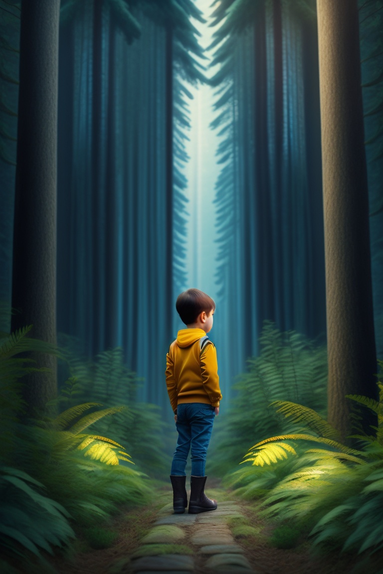 Lexica - Once upon a time in a dense forest, a young boy named Oliver ...