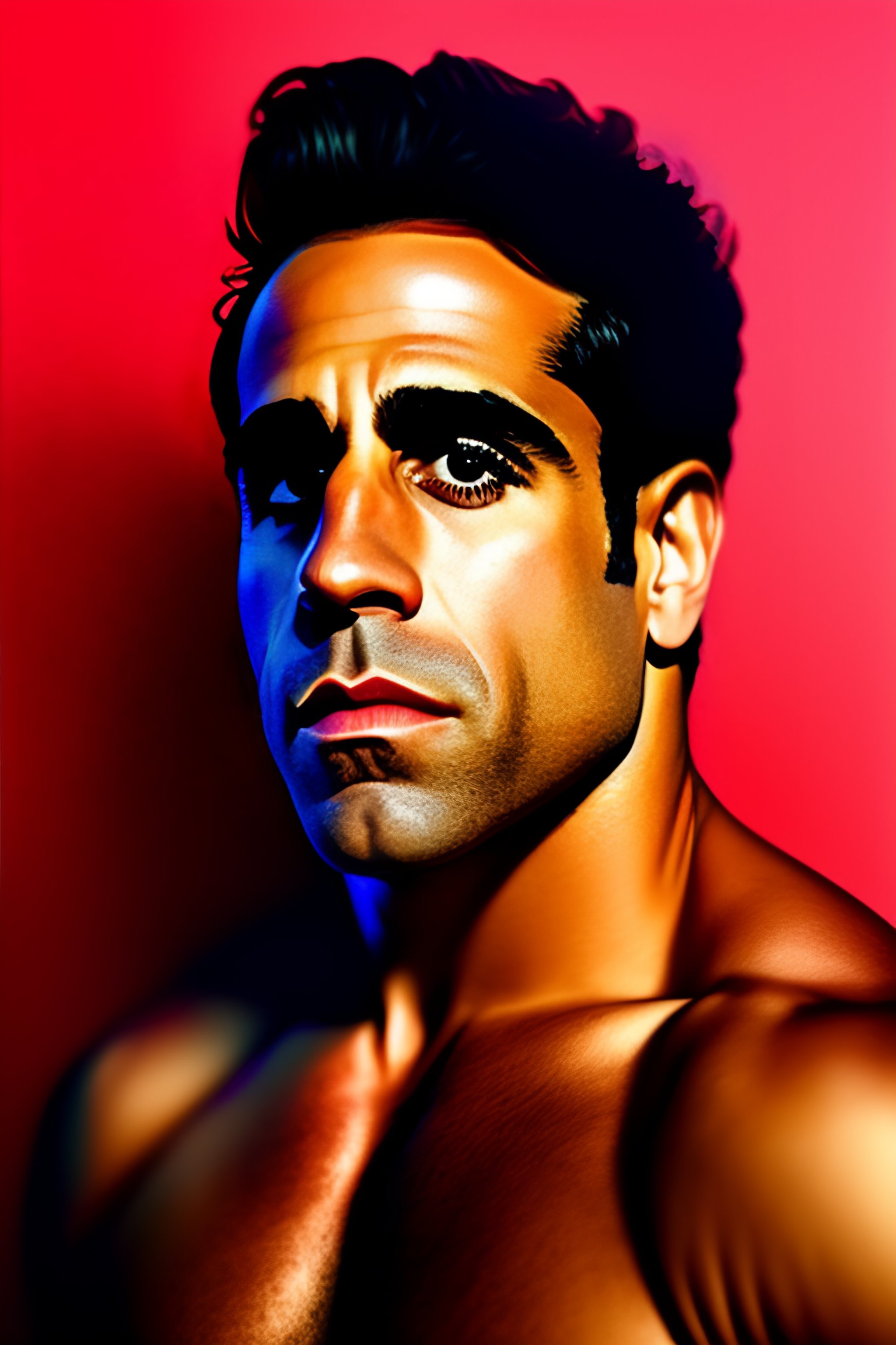 Lexica - Portrait of Bobby Cannavale inswimming pool speed os, athletic ...