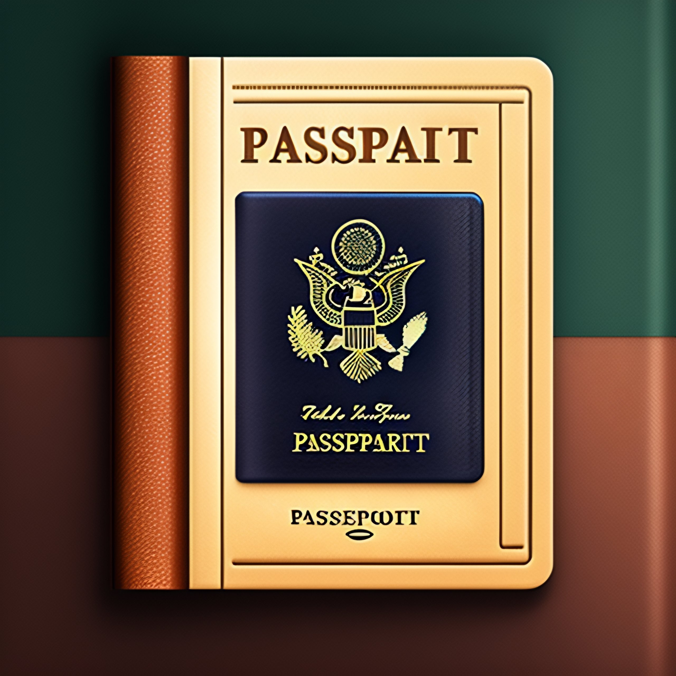 Lexica - Realistic looking US passport without the letters