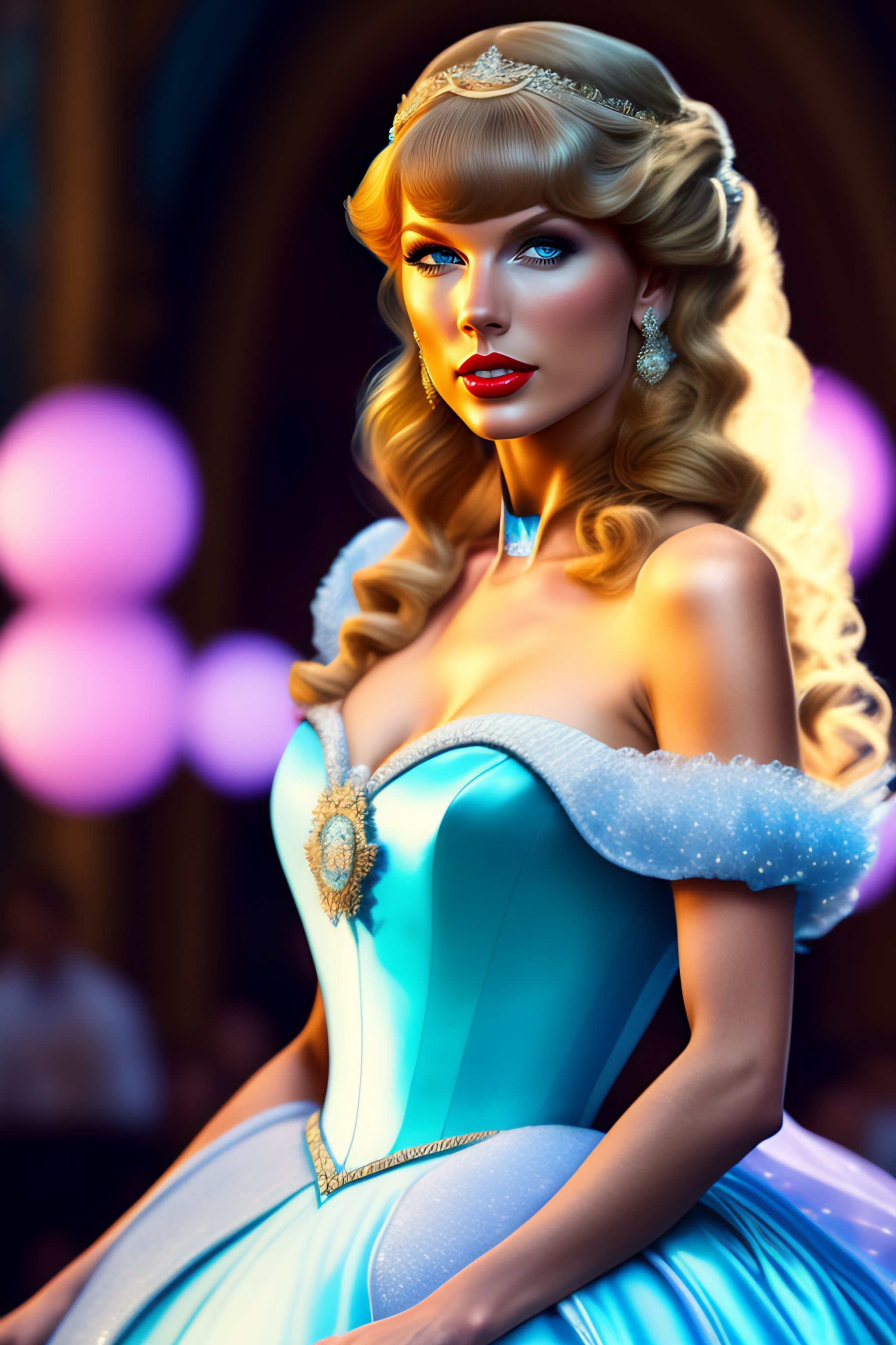 Lexica - Taylor swift as cinderella, image size:2048x3072