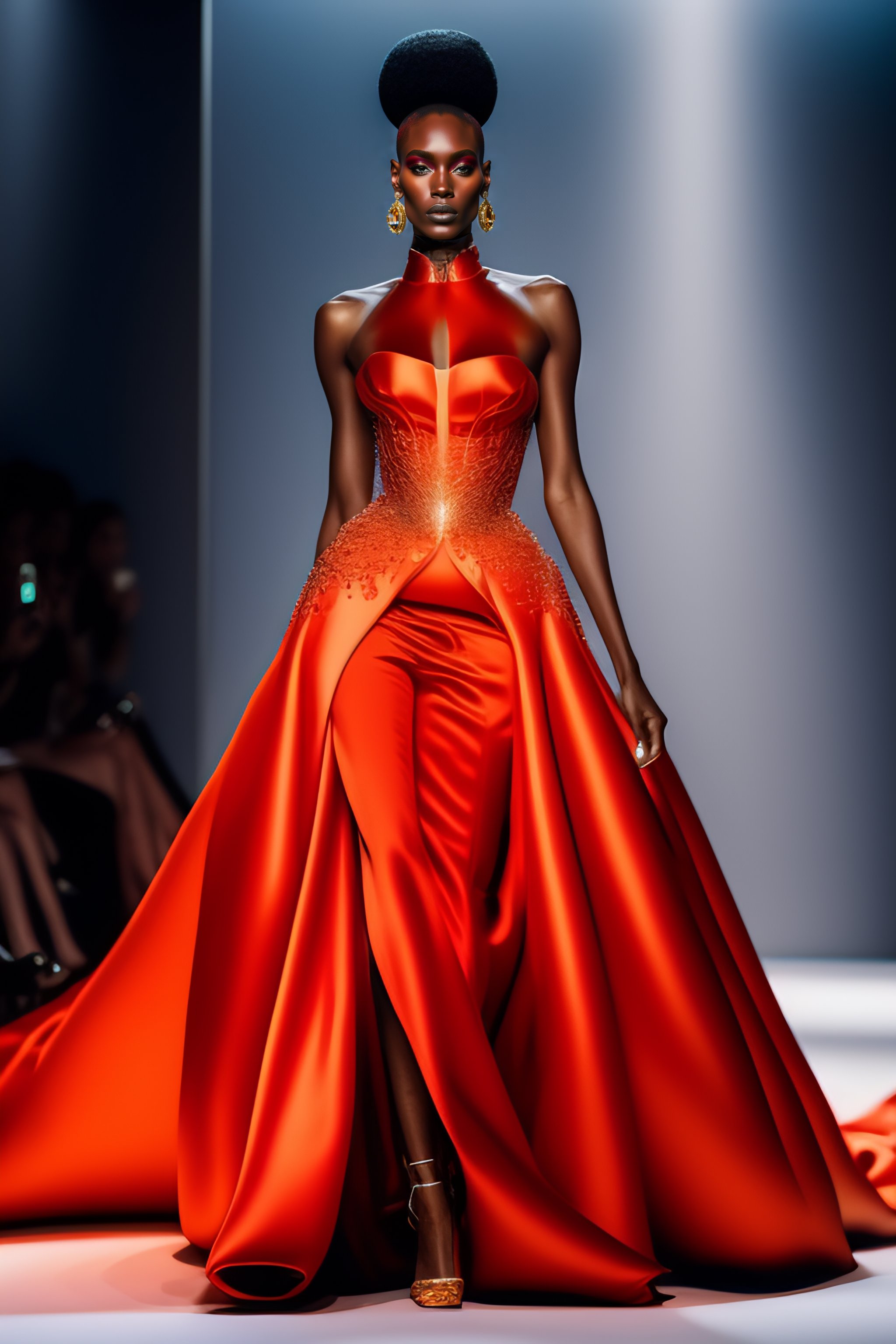 Lexica - /imagine prompt: a Thierry mugler haute couture dress+ full ...