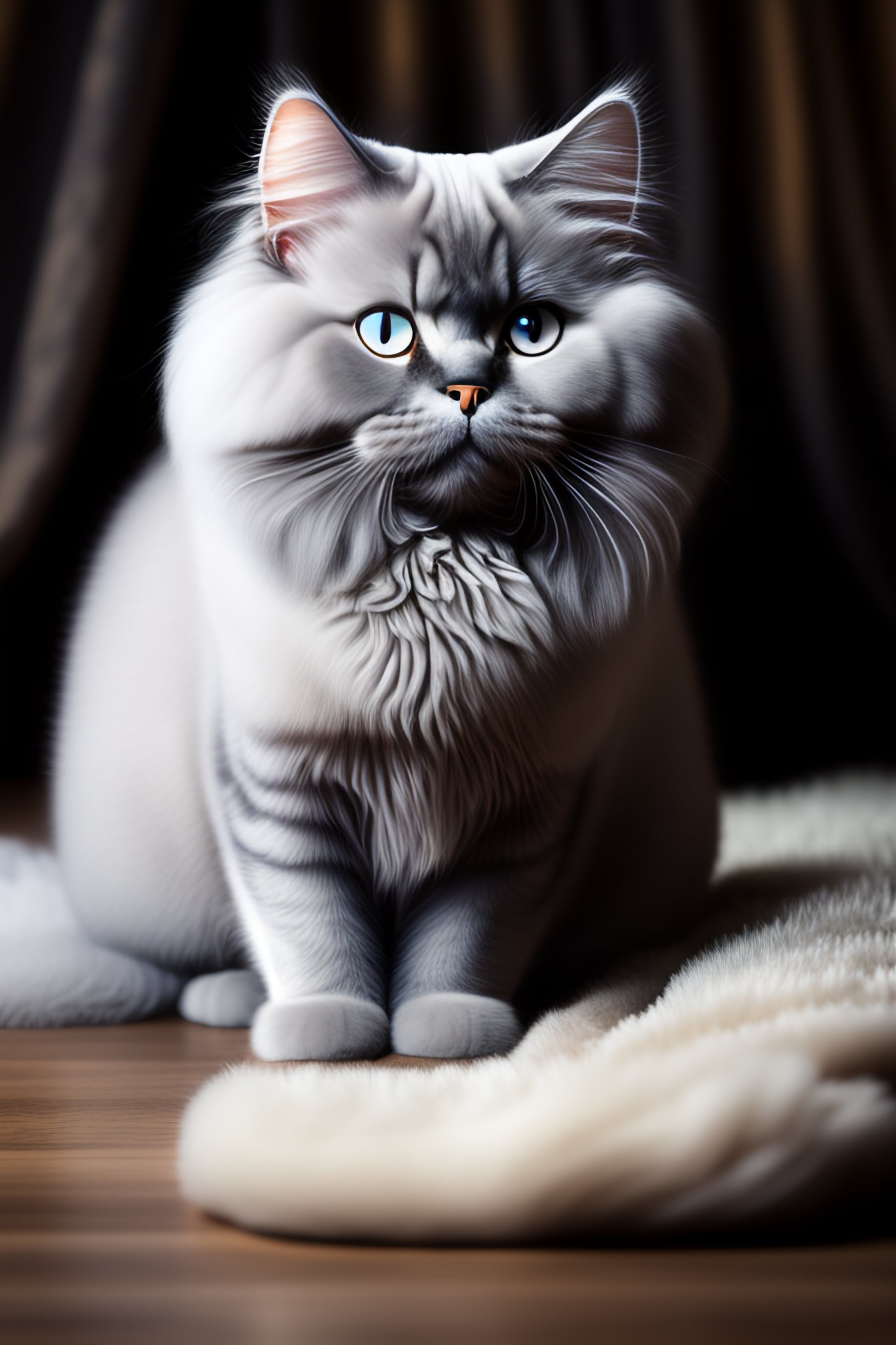 grey persian kittens