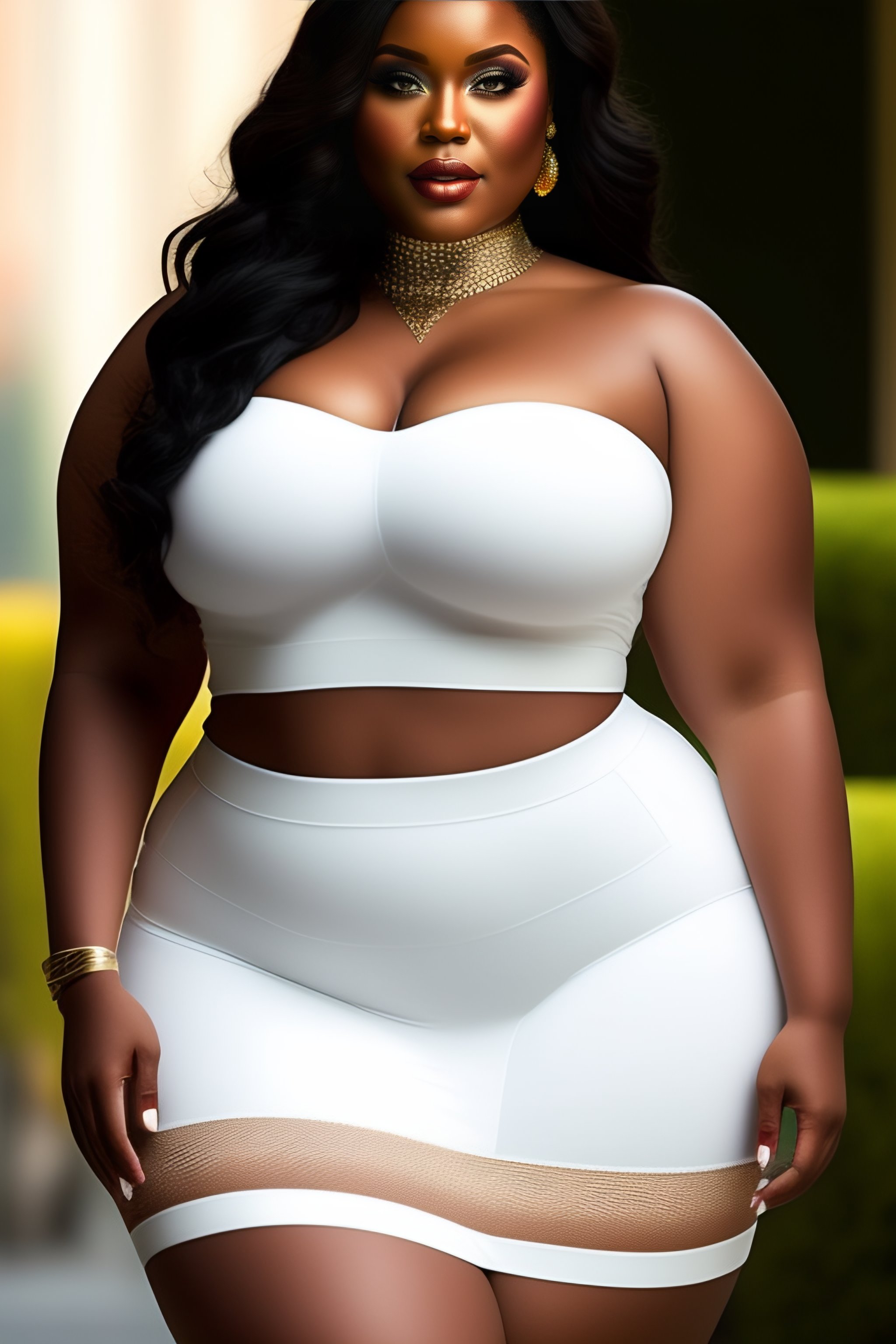 Lexica - beautiful plus size model