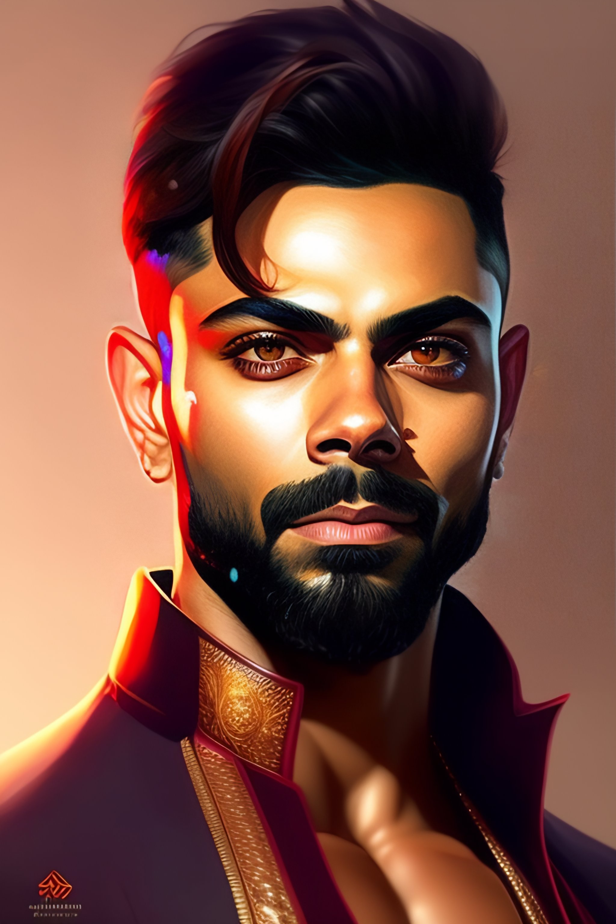 Virat Kohli Pen Art Portrait by TheArtCart21 on DeviantArt