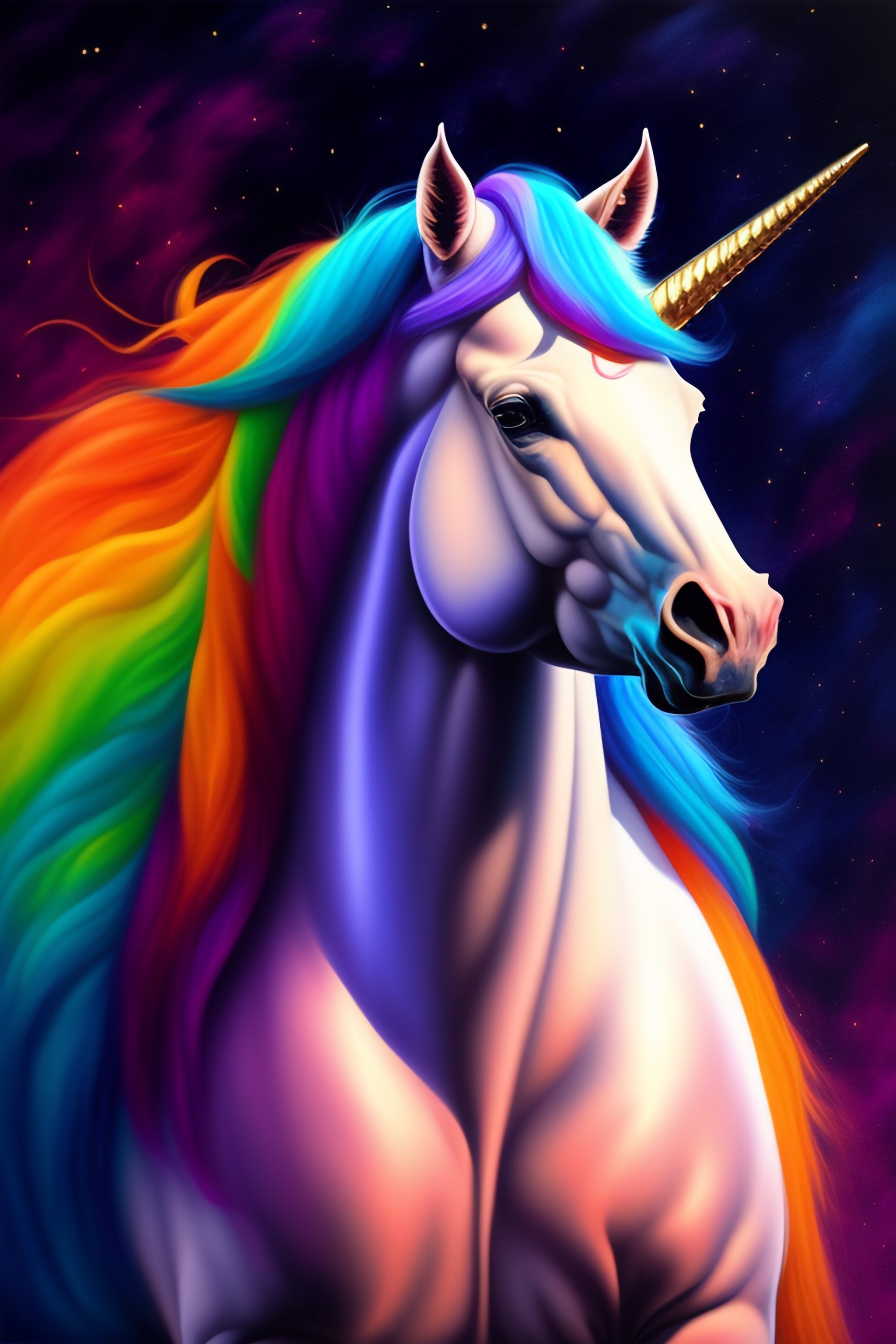 evil rainbow unicorns