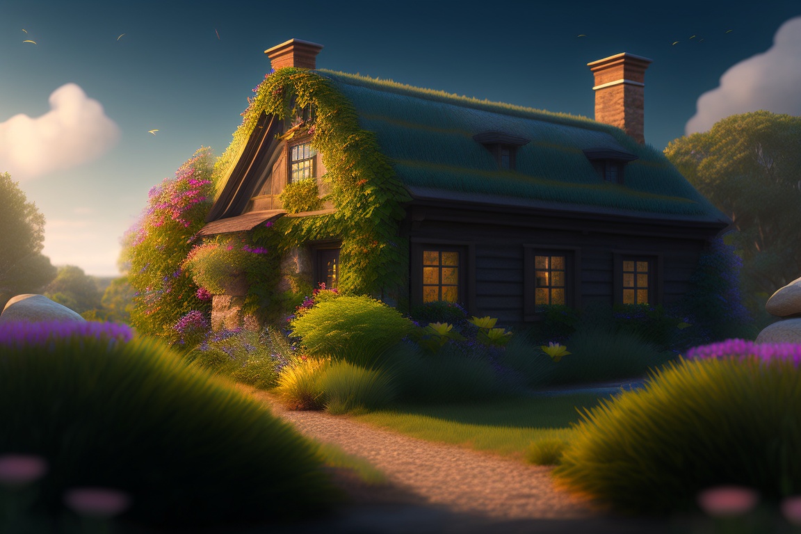 Lexica - The garden was overgrown with wild weeds, the stone path was ...