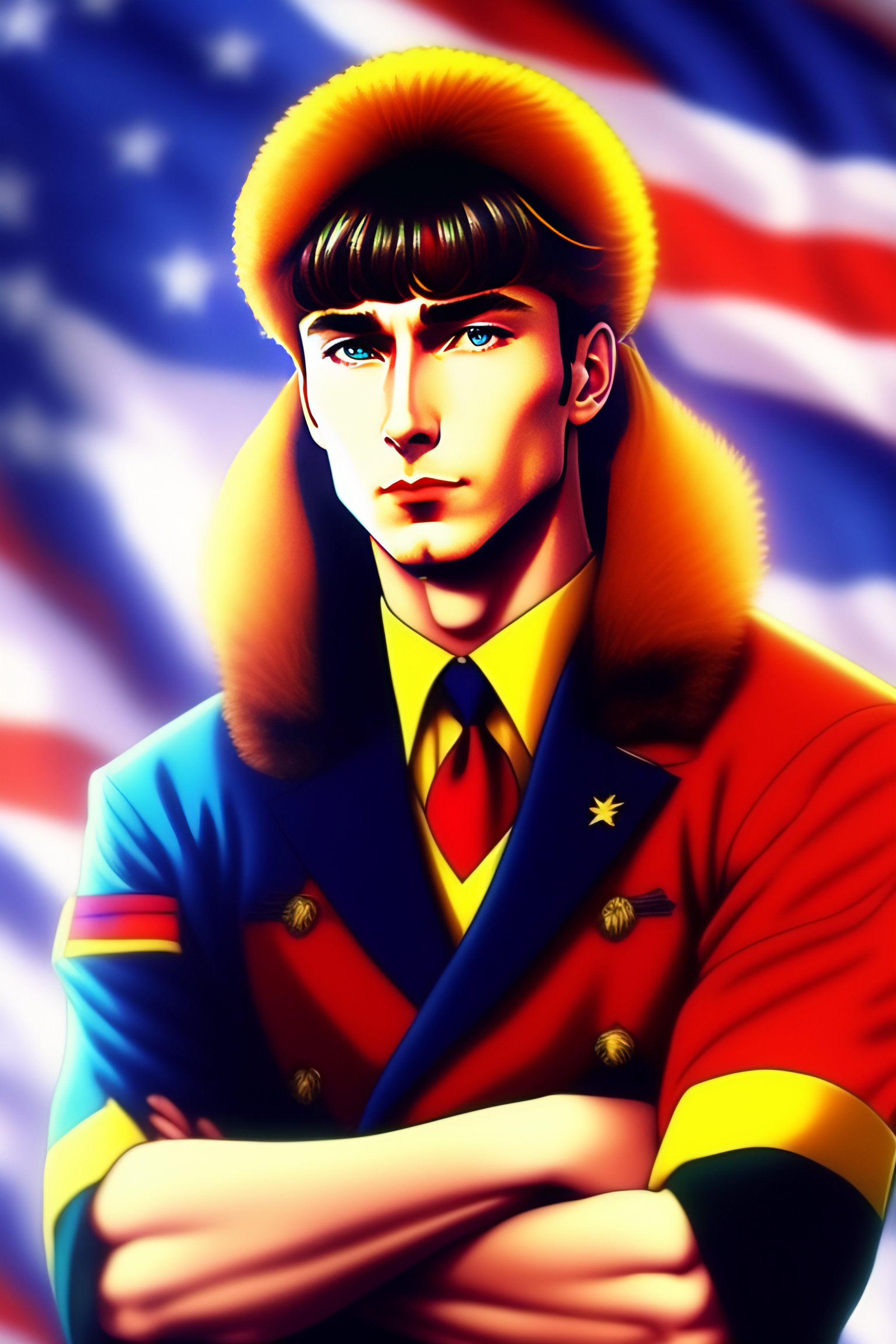 Lexica - Putin in style Vintage 90's anime