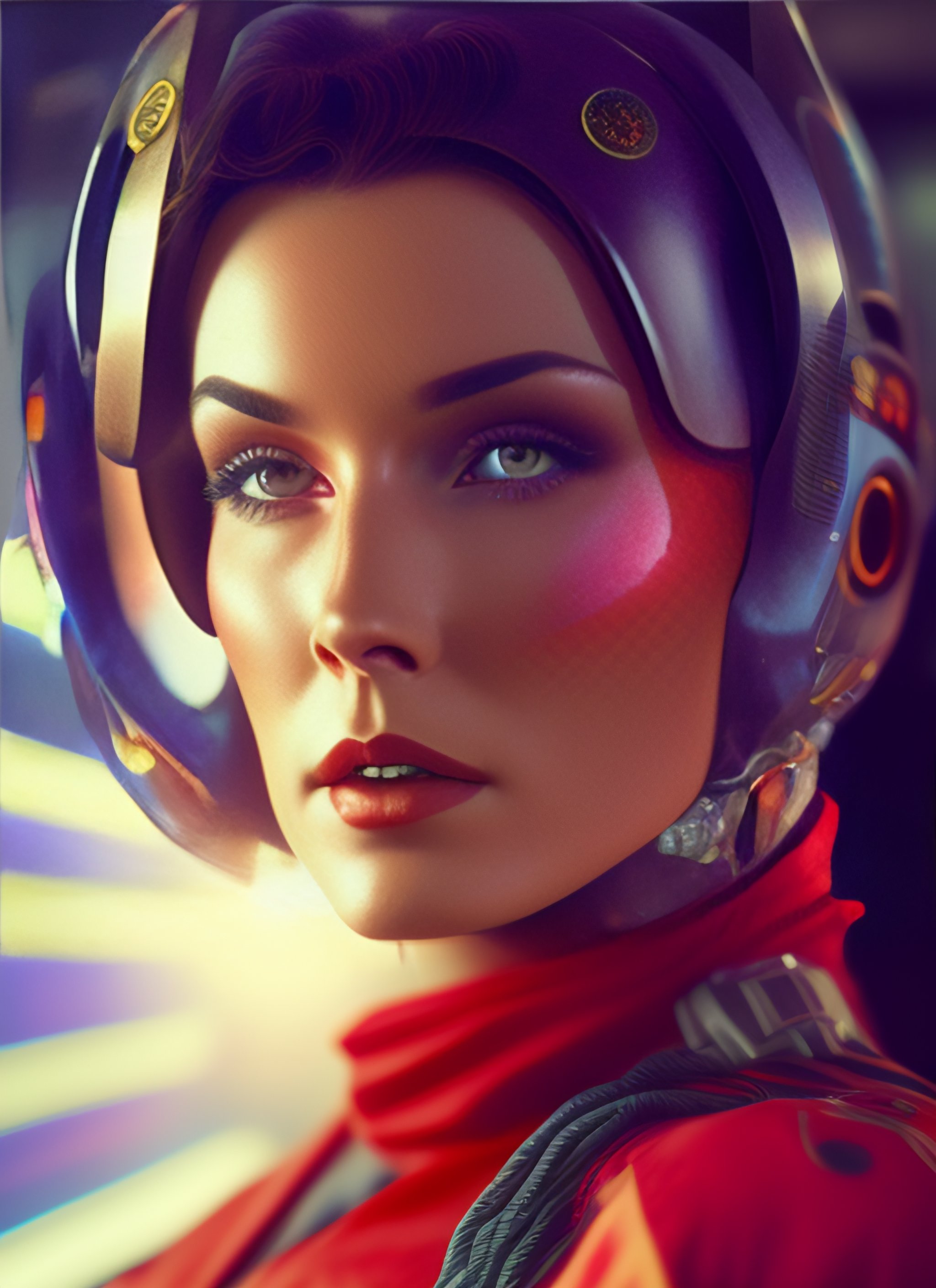 Lexica - Colour pulp 1964 sci-fi space drama , galactic cyber robotic ...