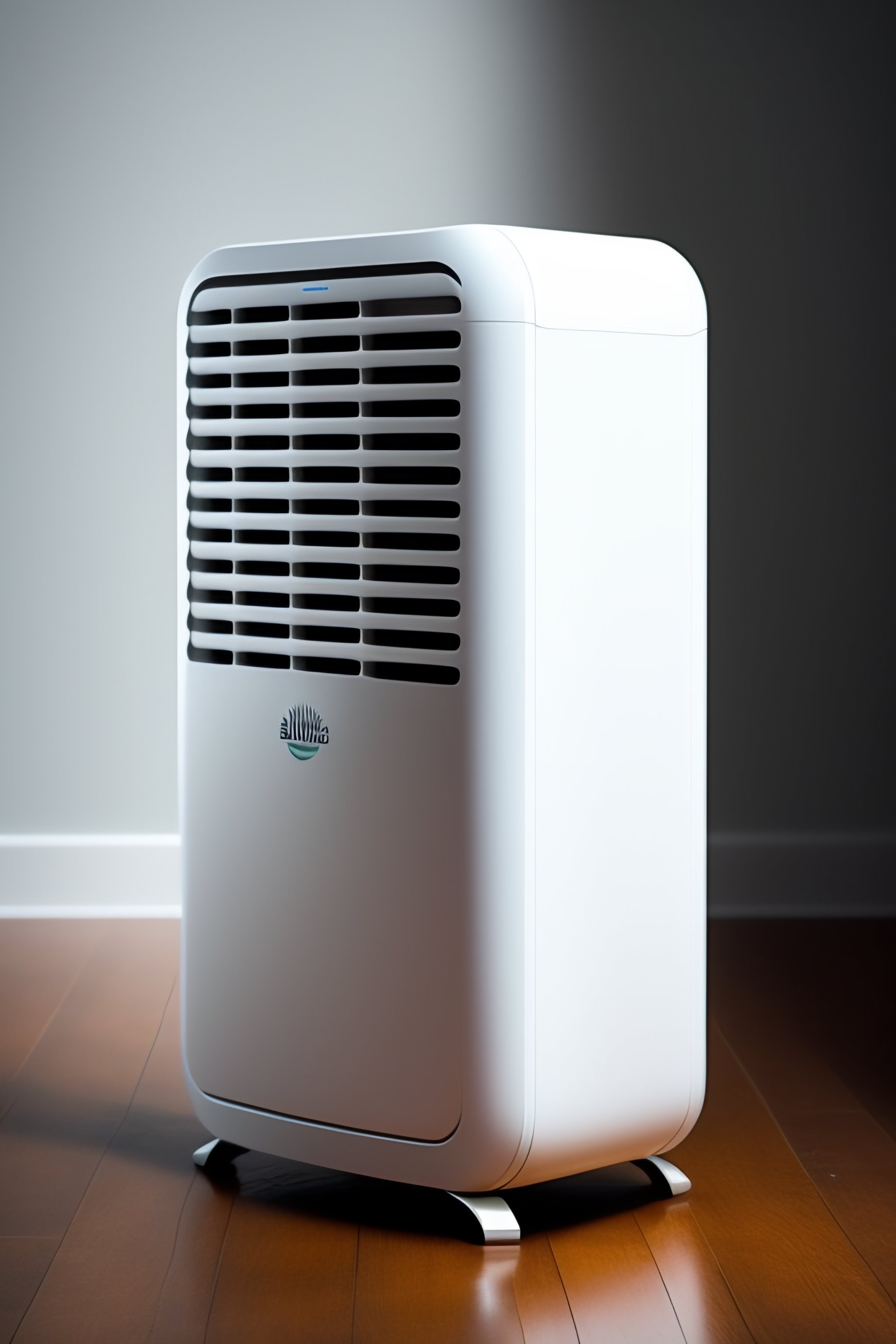 Lexica An image of the air purifier with a "breathe easy" tagline or