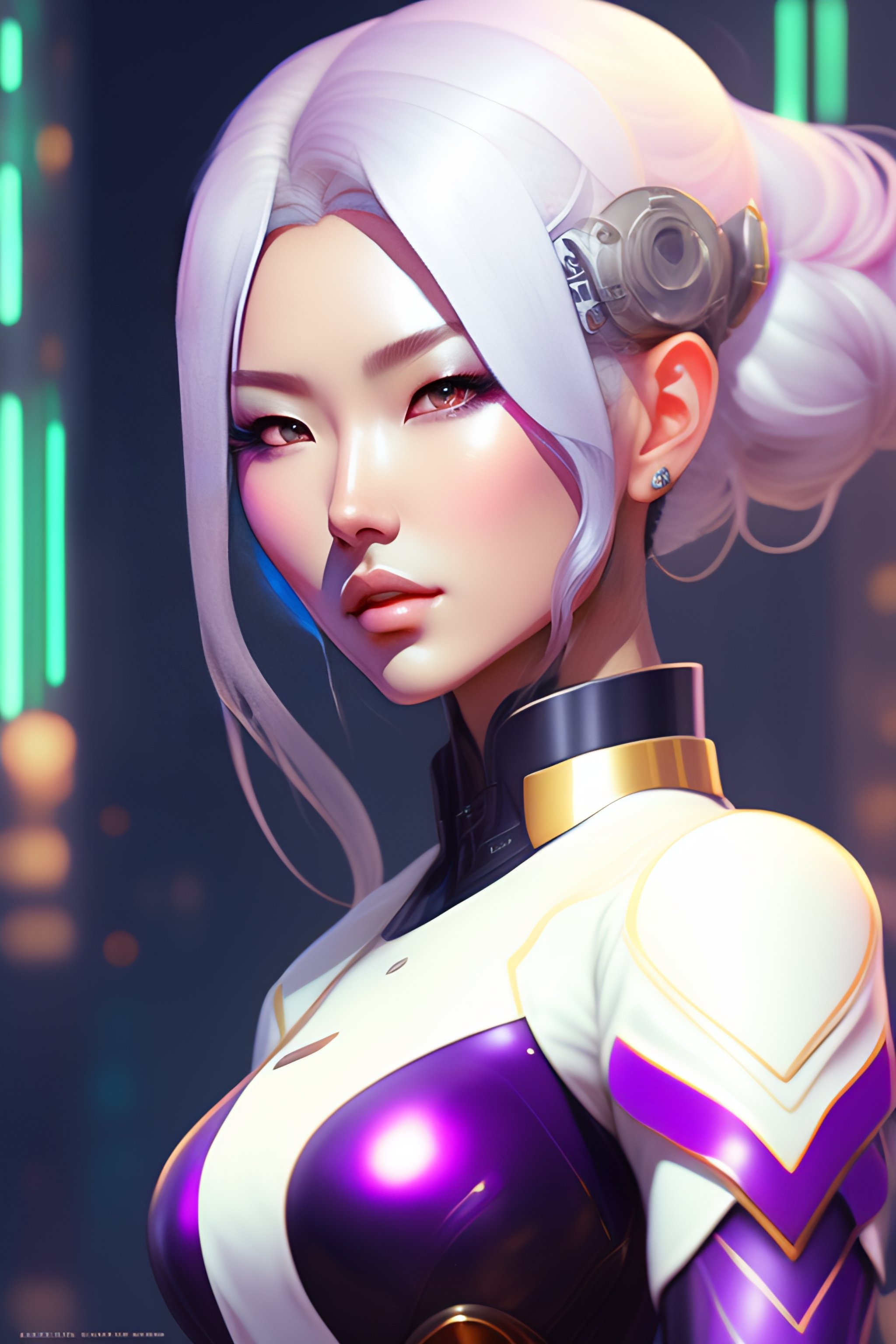 Lexica Muted Colors Beautiful Cybernetic Woman Cute Girl Beautiful Beautiful Perfect