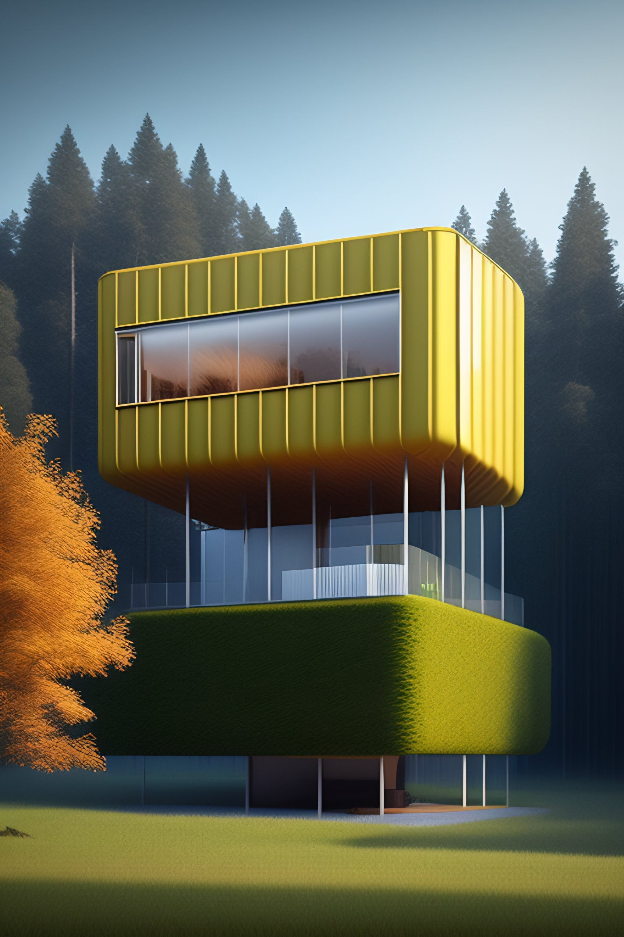 Lexica - House in the air above rainfall