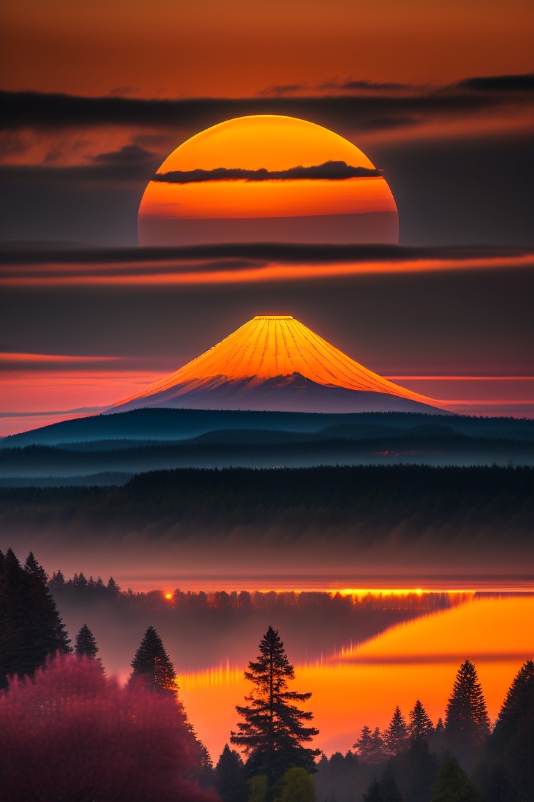 lexica-sunset-over-portland-state-university-campus-in-portland-oregon