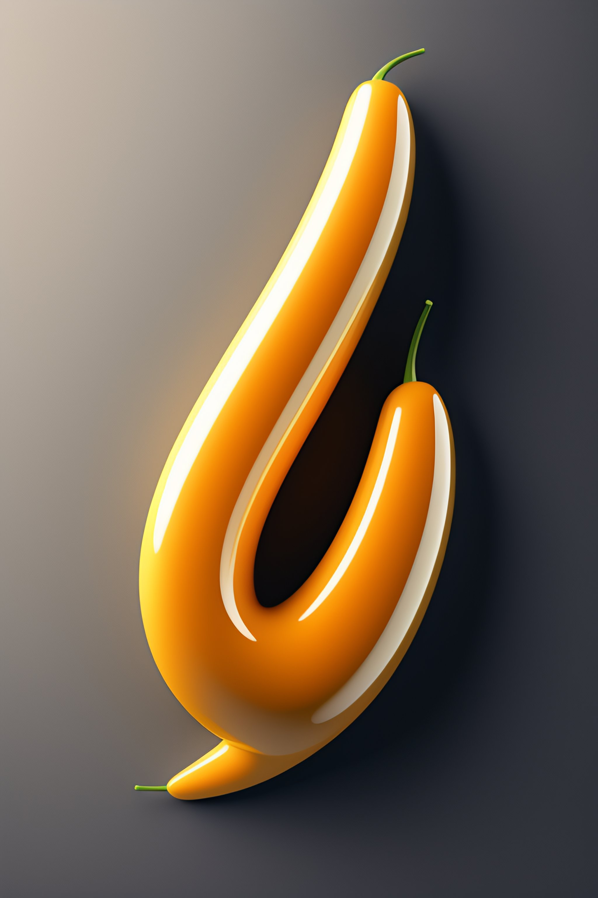 Lexica Banana, game asset, top down, centered, plain background