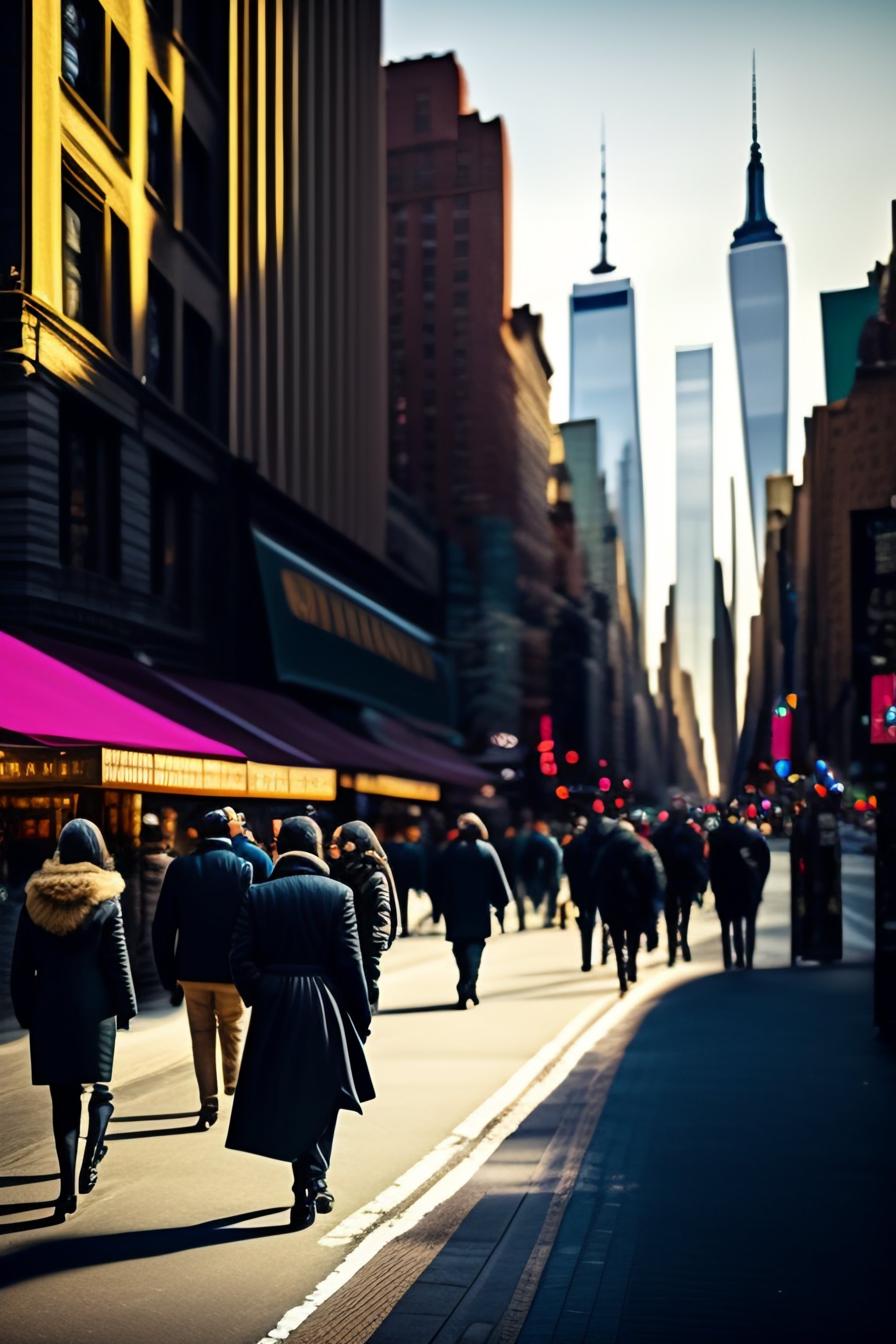 Lexica Walking around New York