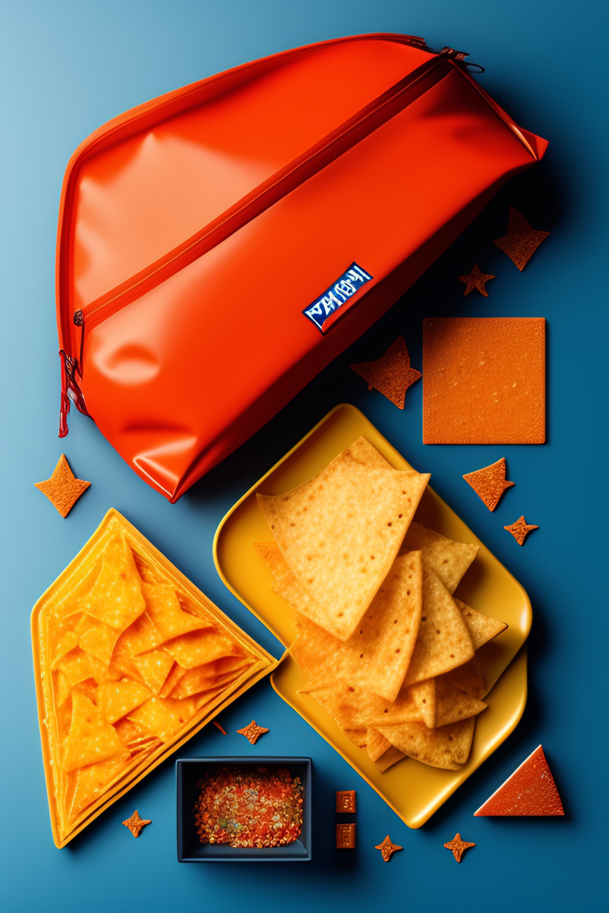 Lexica - Doritos and Doritos bags, Knolling, Knolling layout ...