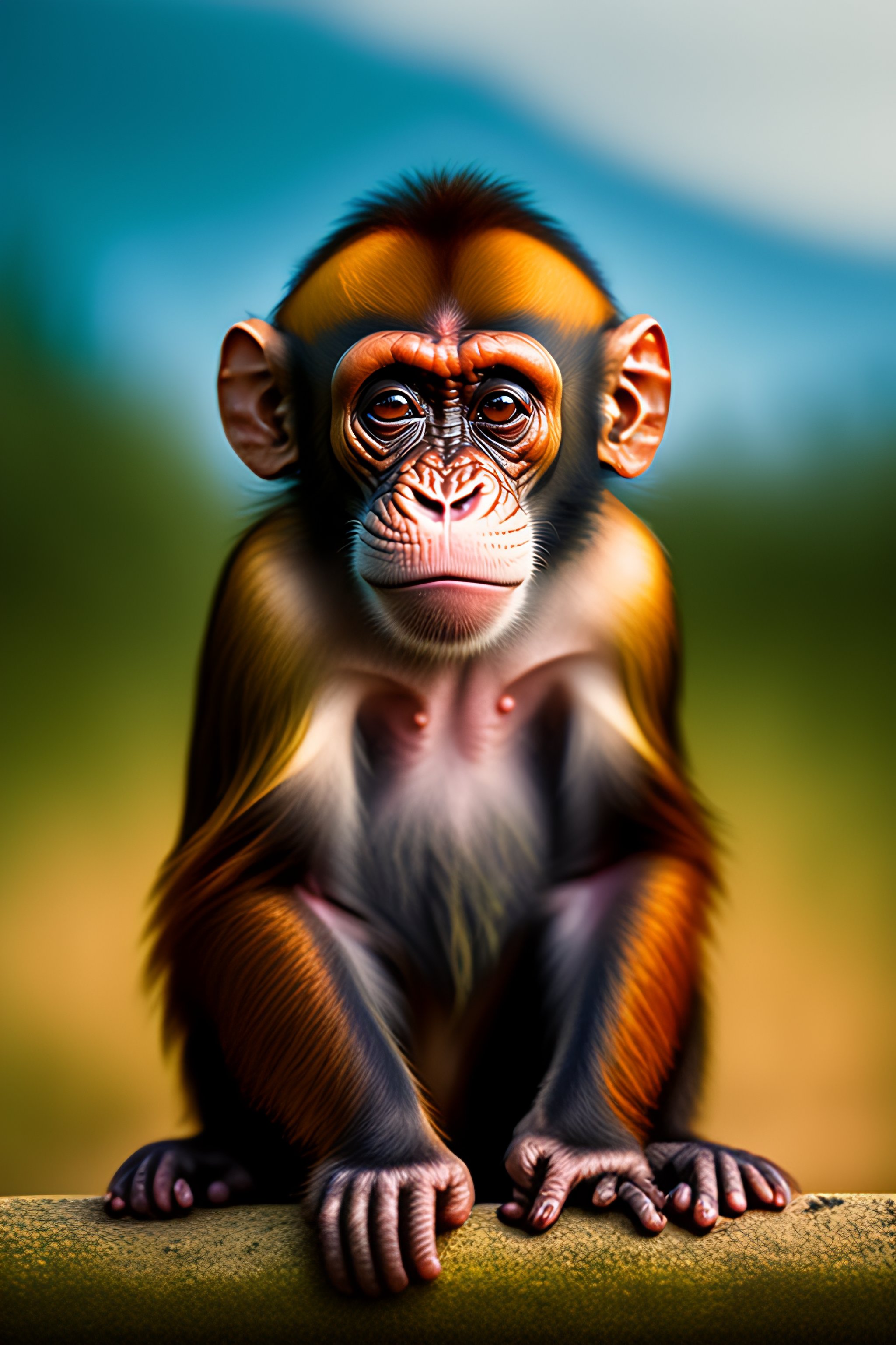 ugly baby monkey