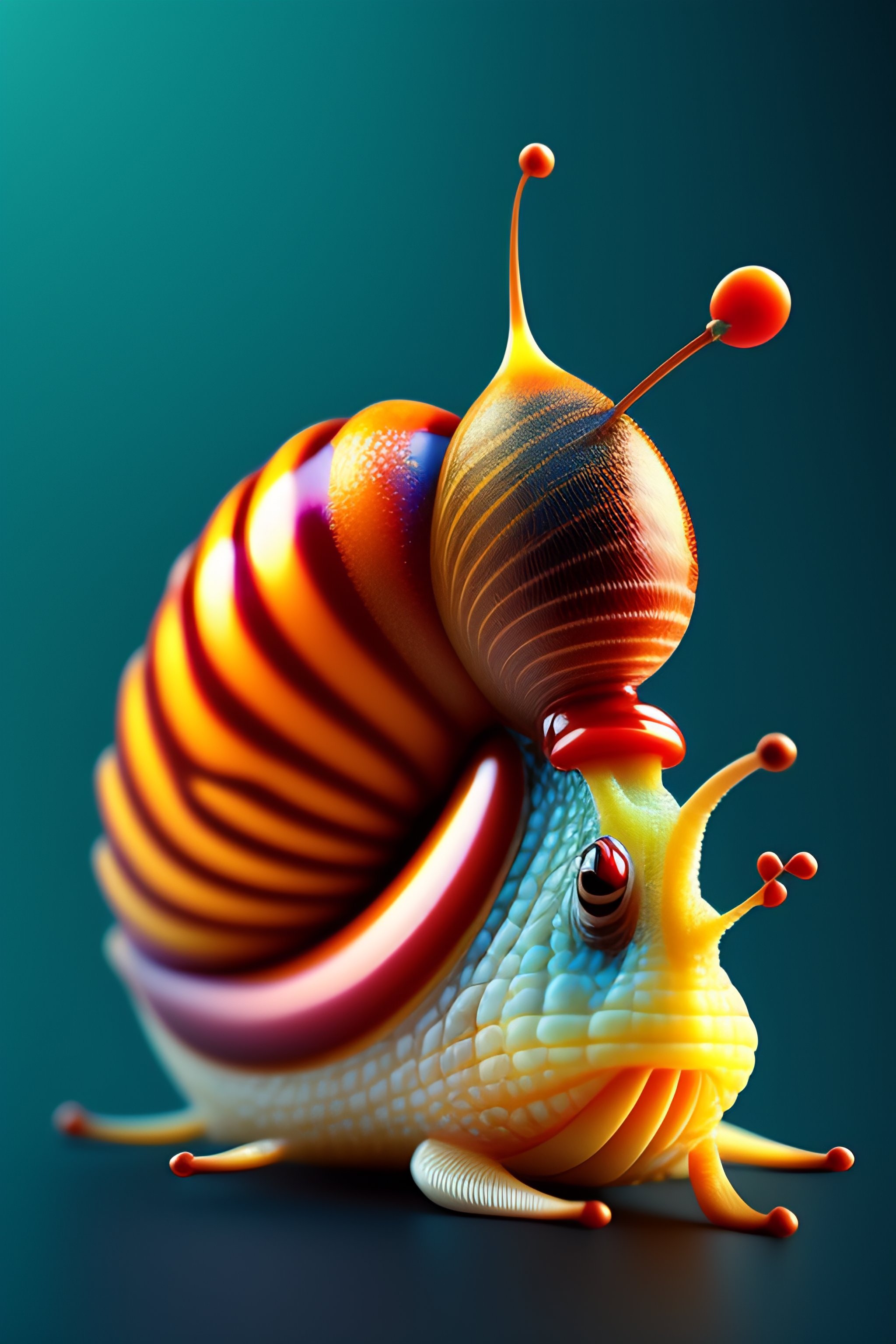 Lexica - A snail in a party, hyper detailed, ultra-sharp, octane render ...
