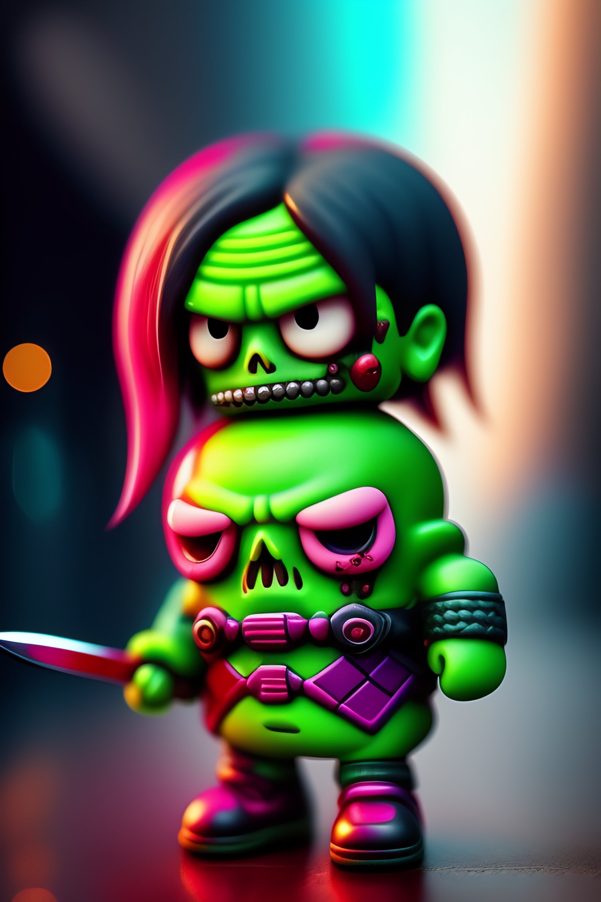 Lexica - Zombie is a cute punk has sword
