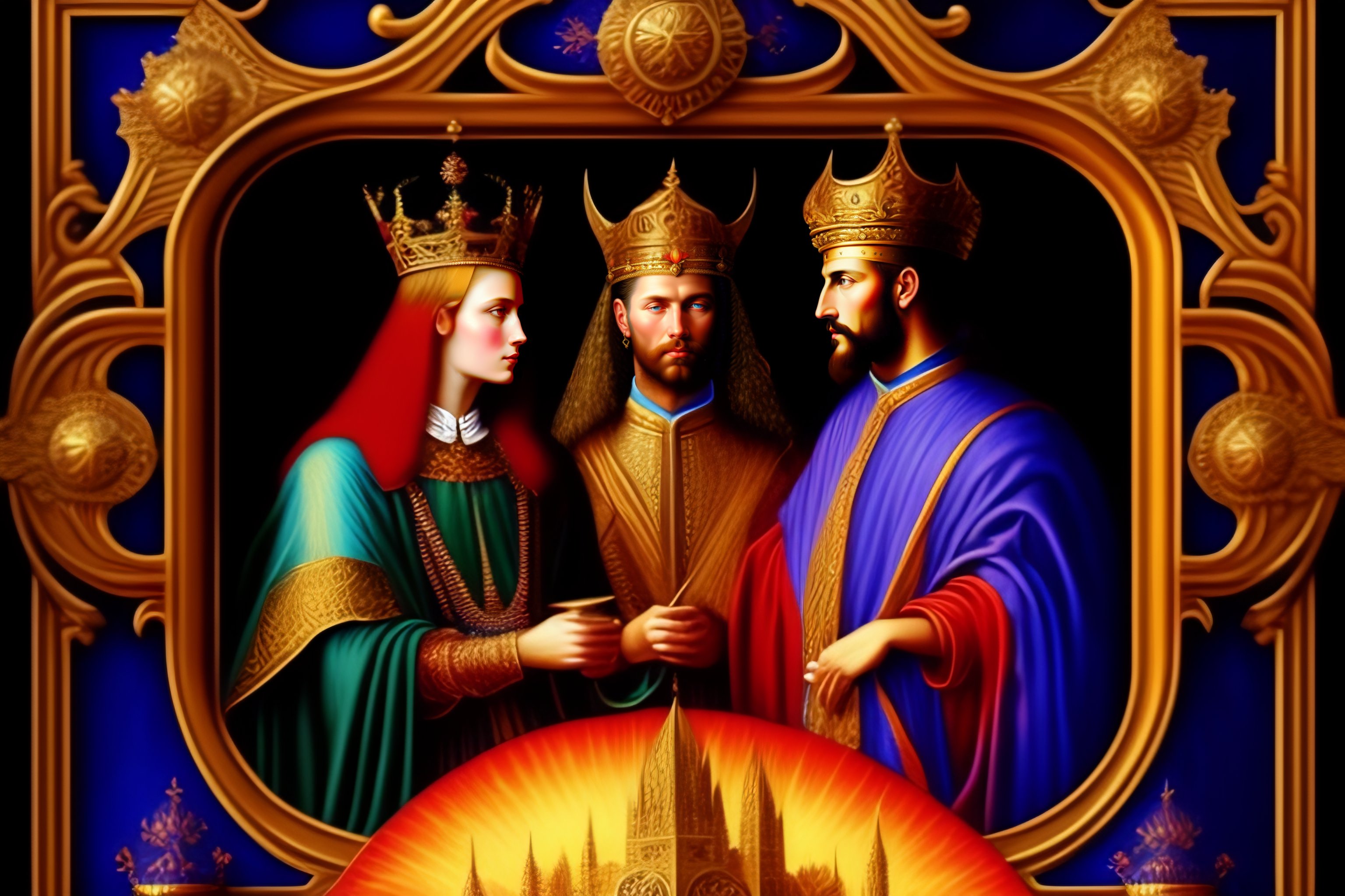 Lexica The Apocalypse, tarot card detailed painting, illustration