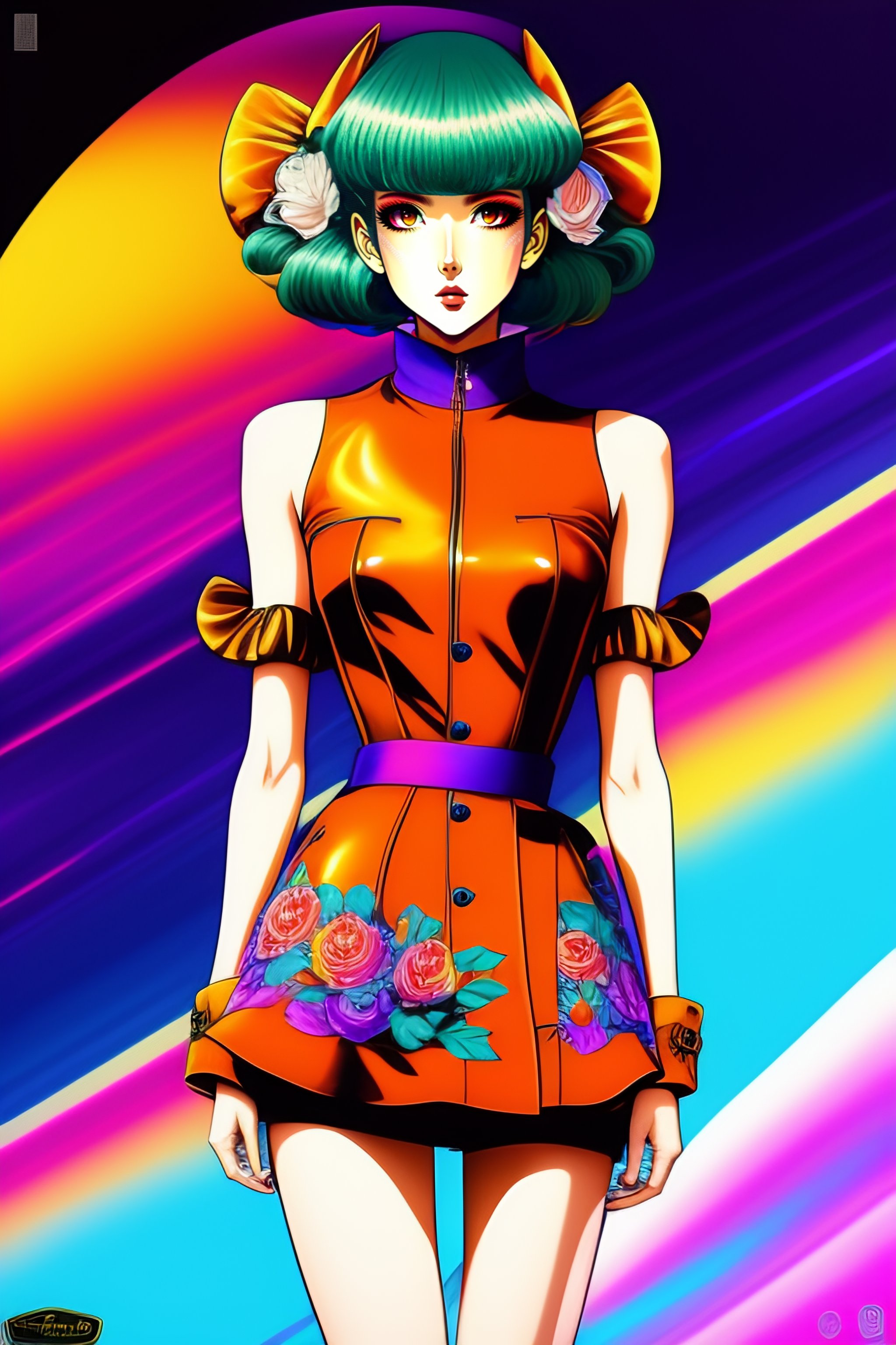 Lexica - Stylish haute couture outfit in the style of 90's vintage ...