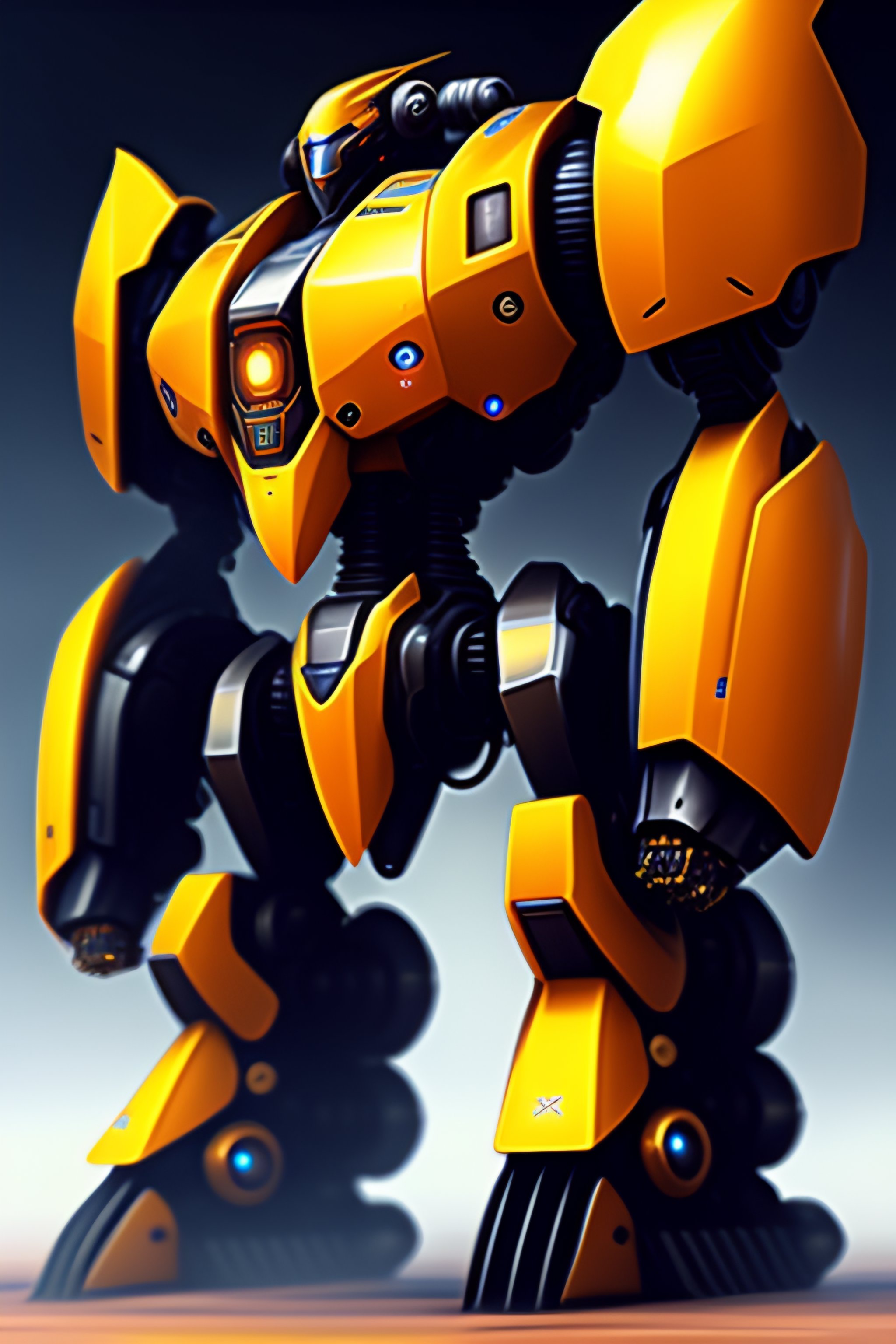 Lexica - Mecha concept art highly detailed , symmetrical , 3 side