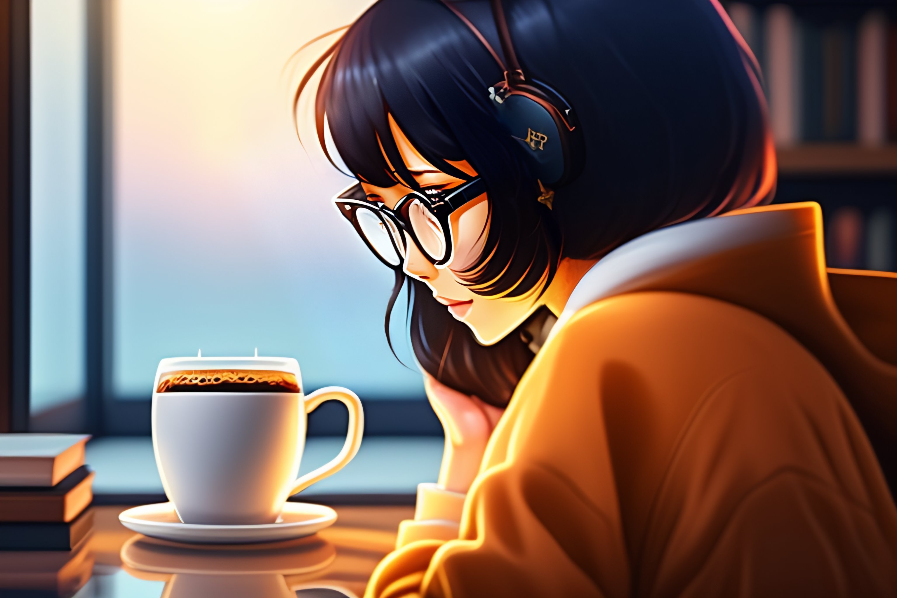 anime-girl-listening-to-music-while-reading