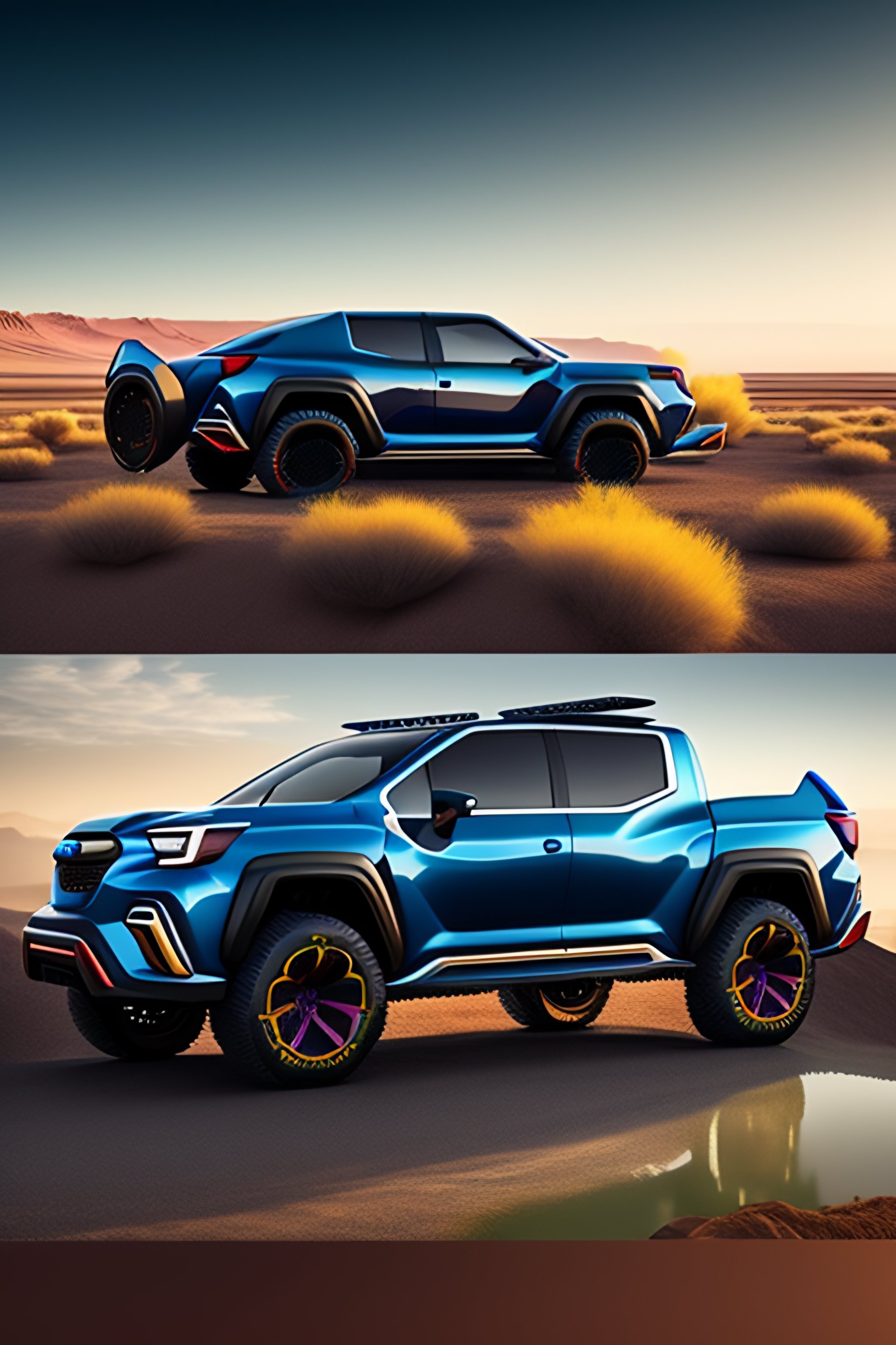 Lexica Realistic concept for new 2024 subaru truck