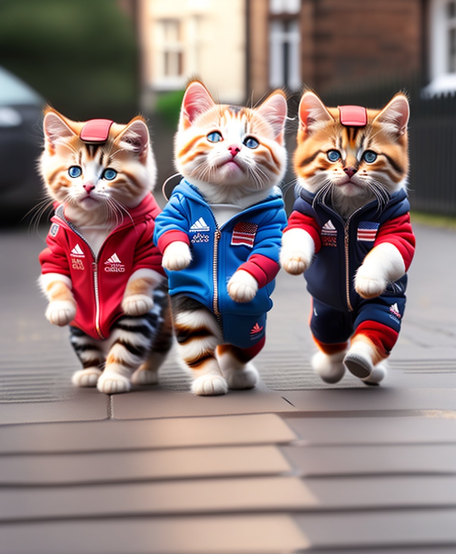 Adidas tracksuit best sale for cats