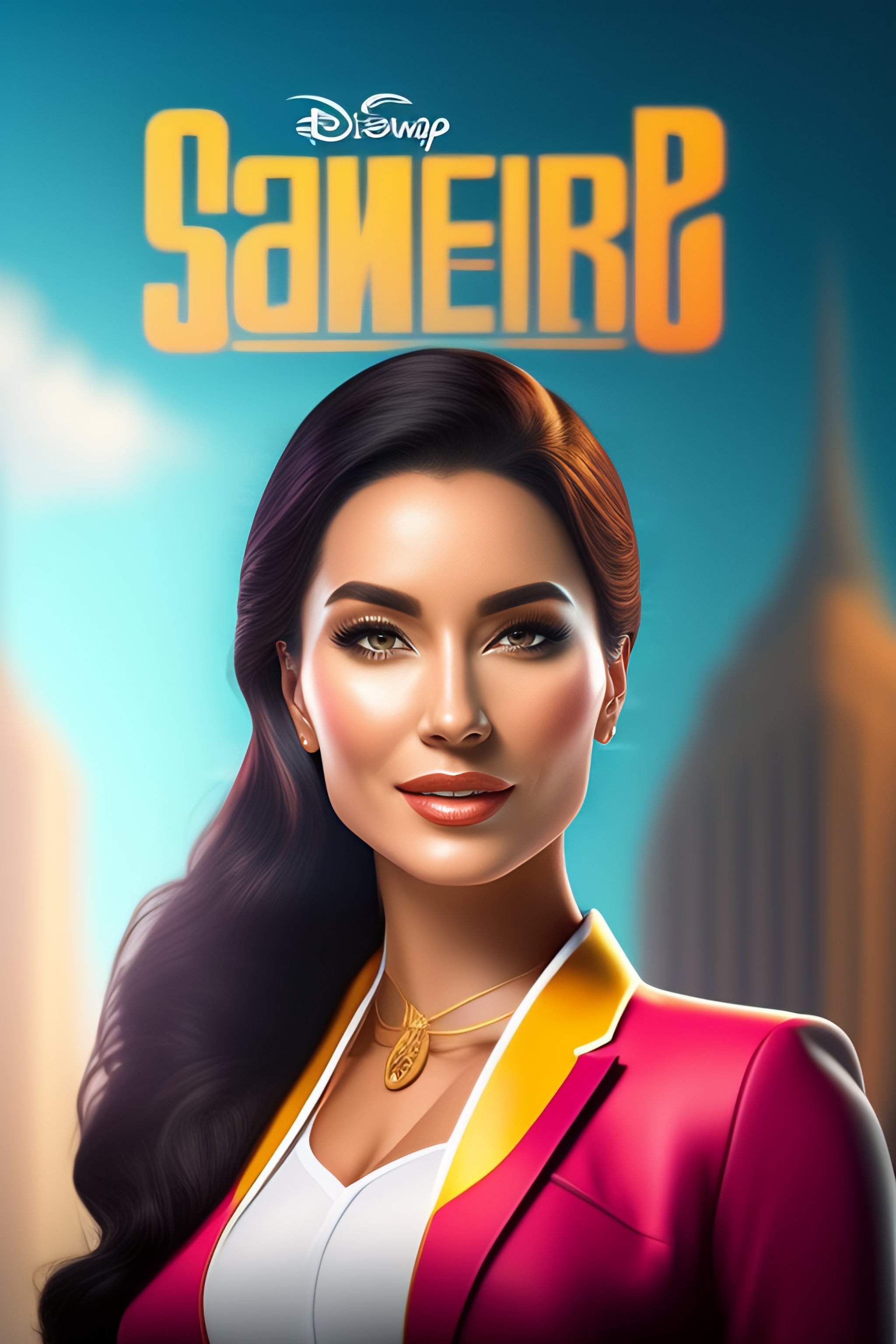 Lexica - Ad for a startup game for women. CEO as a robot