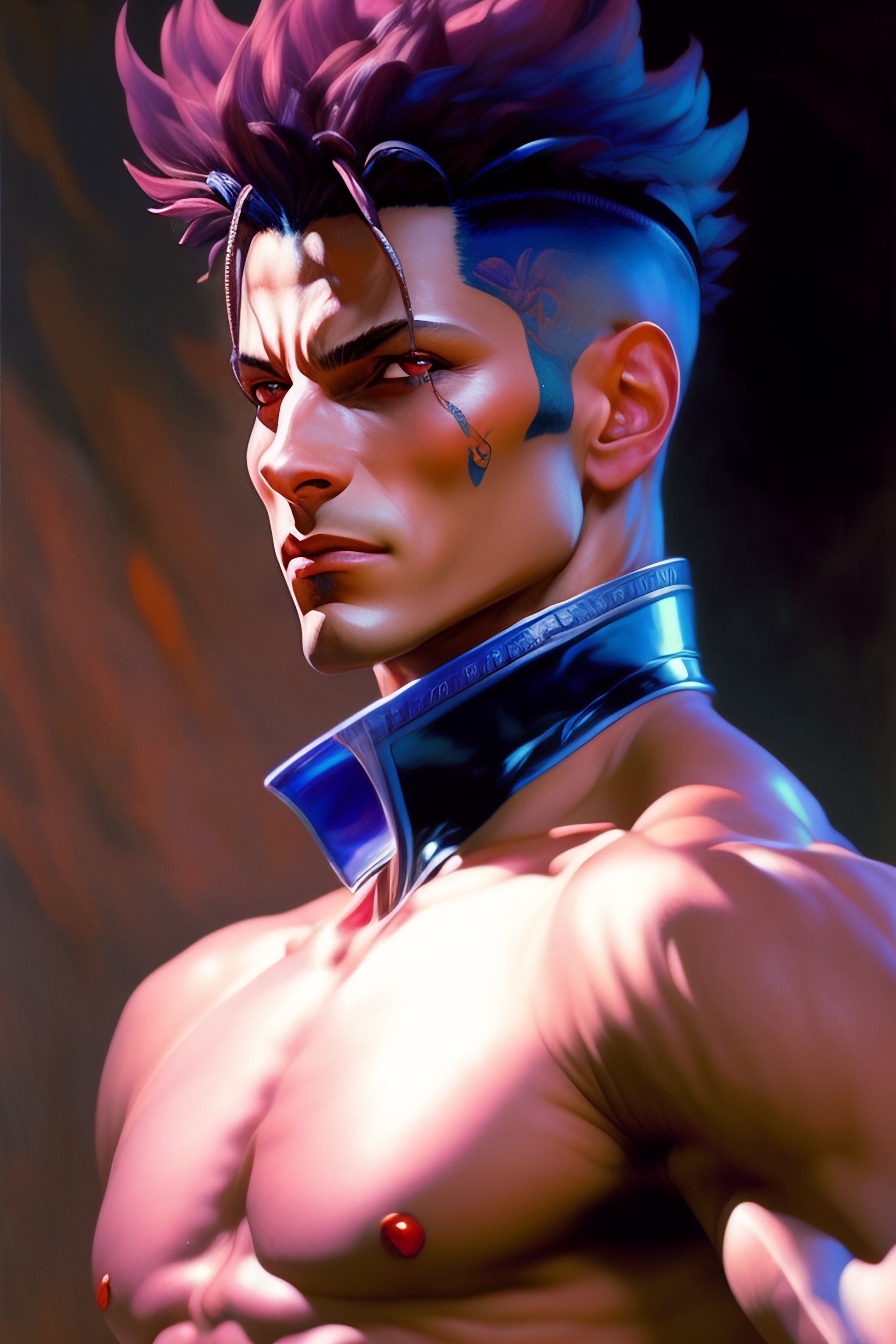 Lexica - Detailed paint of hisoka from hunter x hunter, highly detailed ...