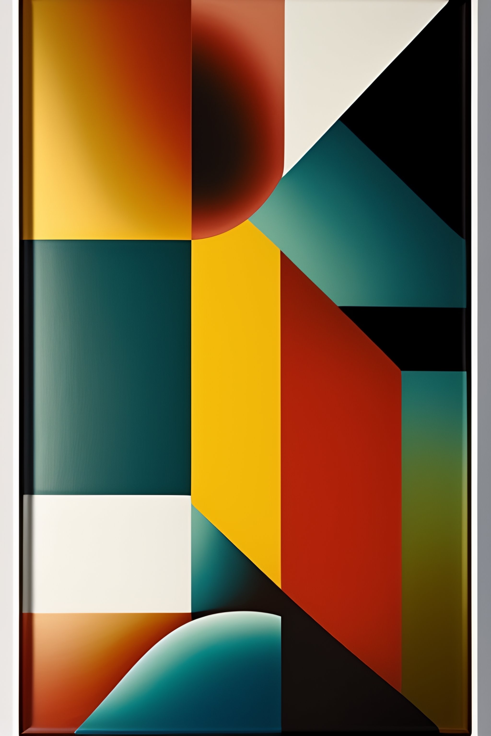 Lexica Mid century modern wall art