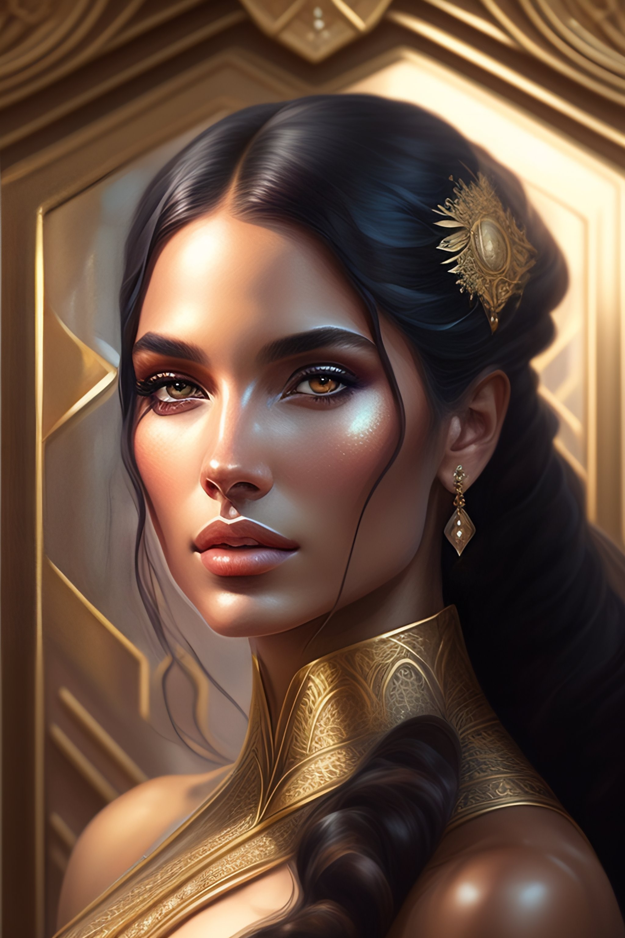 Lexica - Rhaenyra, portrait of a woman, beautiful face, symmetrical ...