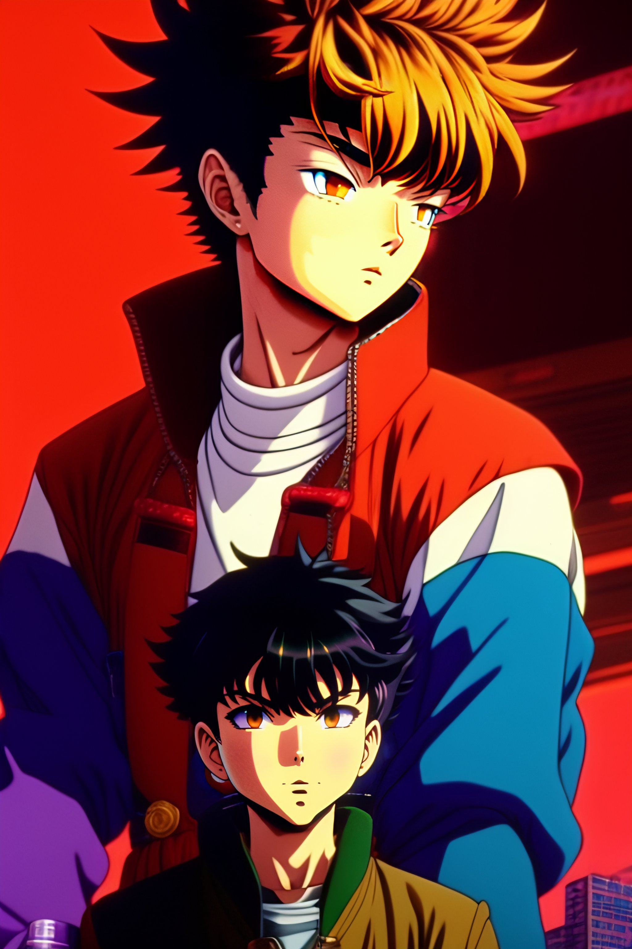 Lexica - Vintage anime screenshot from Akira, 90’s anime aesthetic. A ...