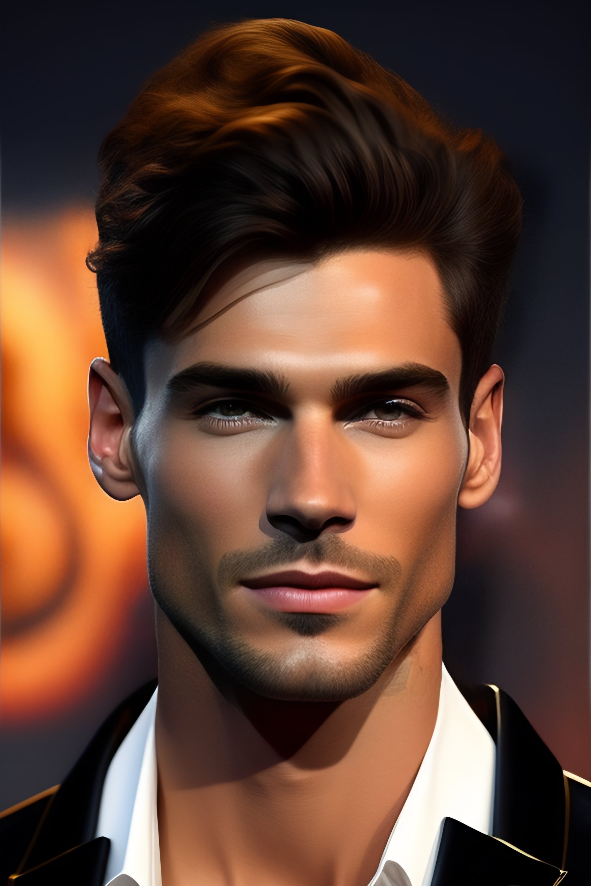 Lexica - Noir avec contour beau homme