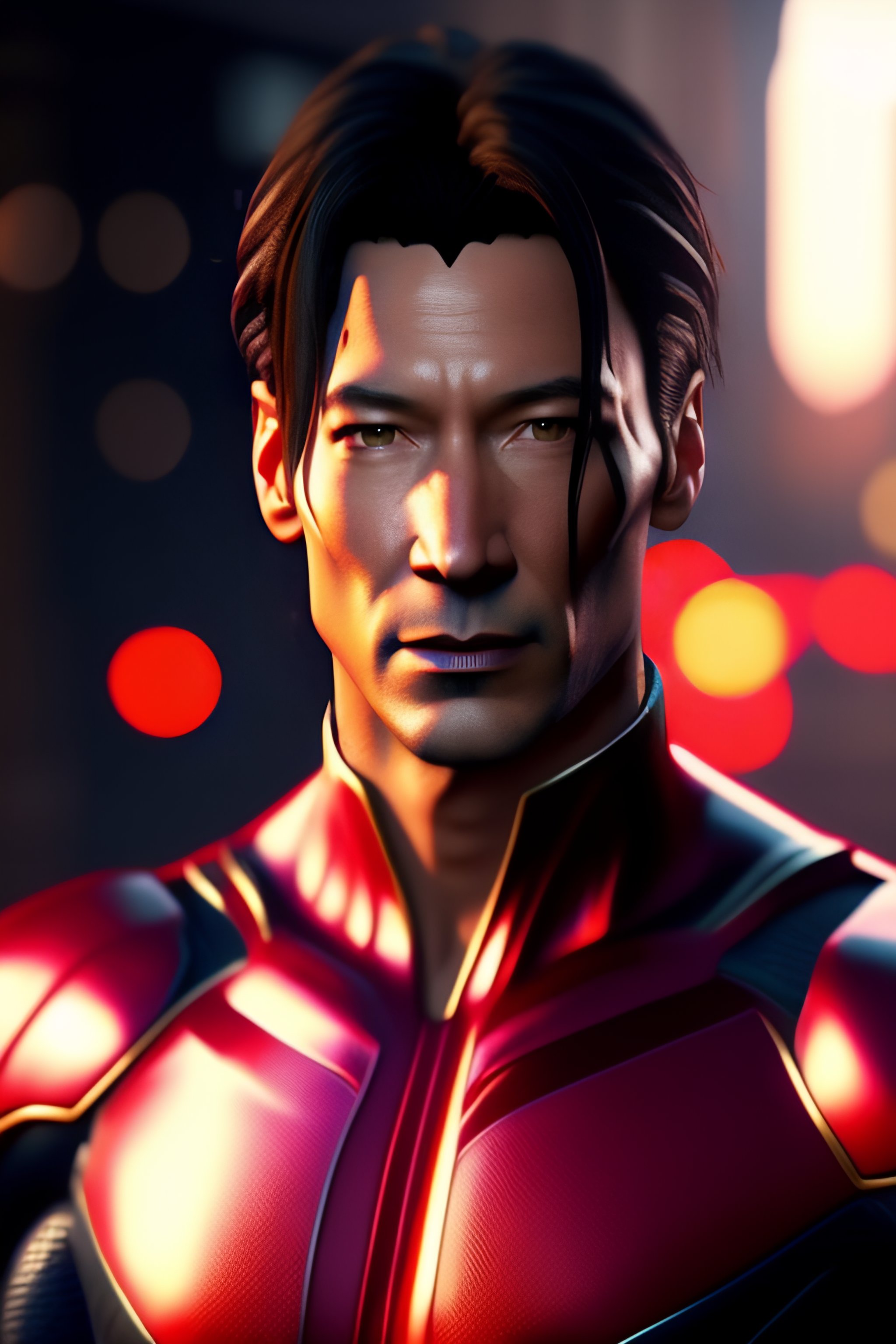 Lexica - Keanu reves as spiderman no mask ultra detailed, unreal engine 8k