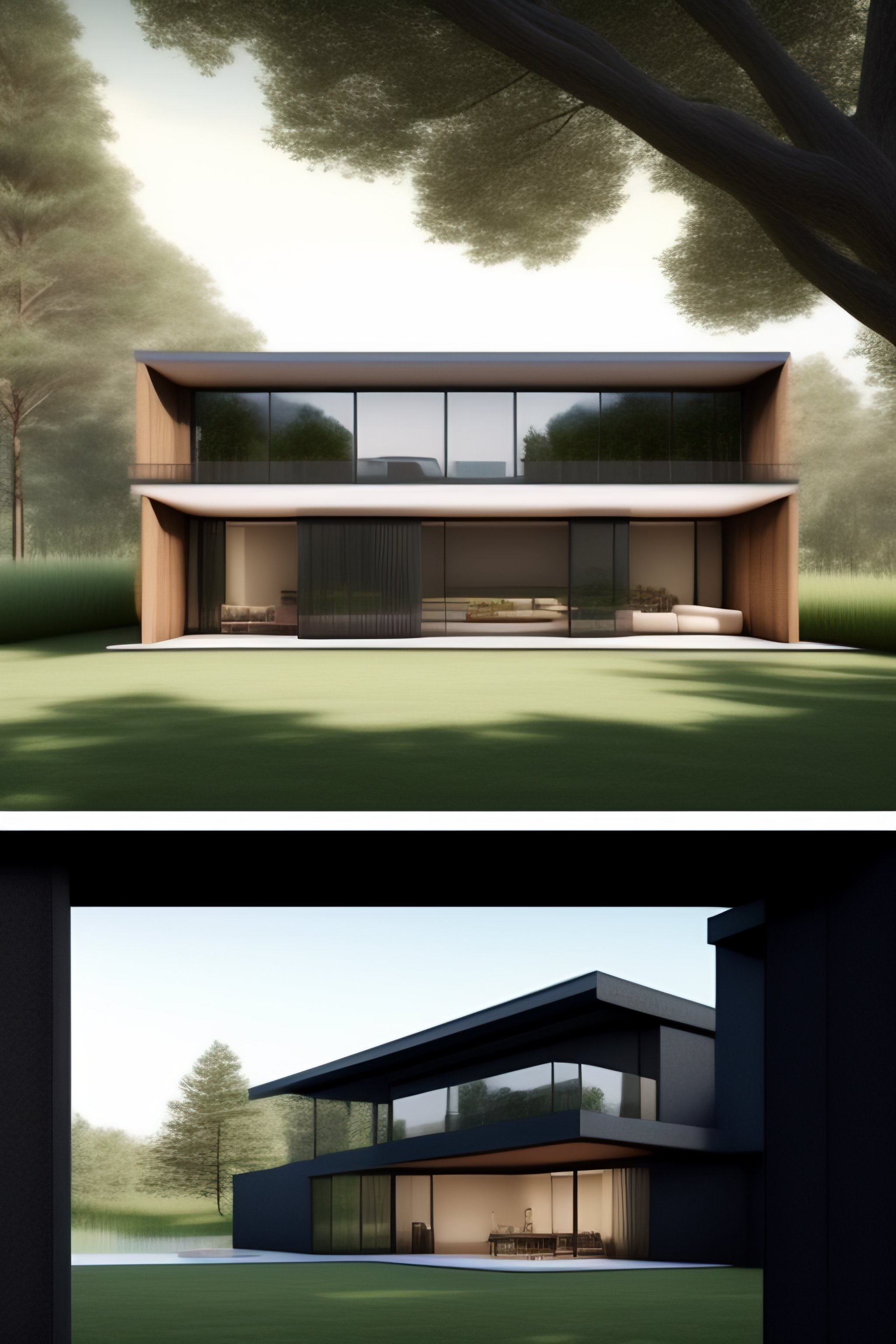 Lexica - Prompt for an architectural house with a detailed design of ...
