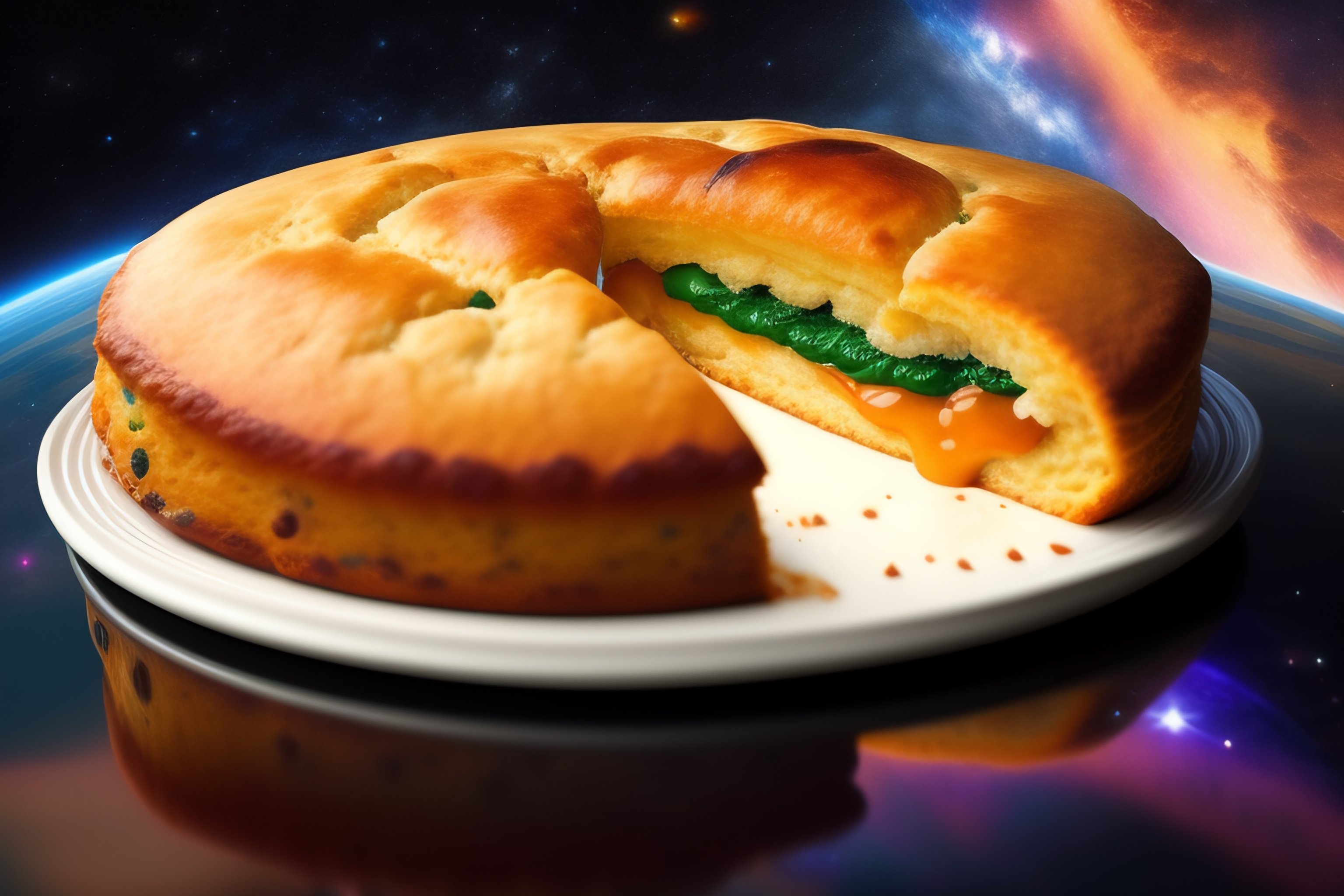 Lexica - Huge scone in space