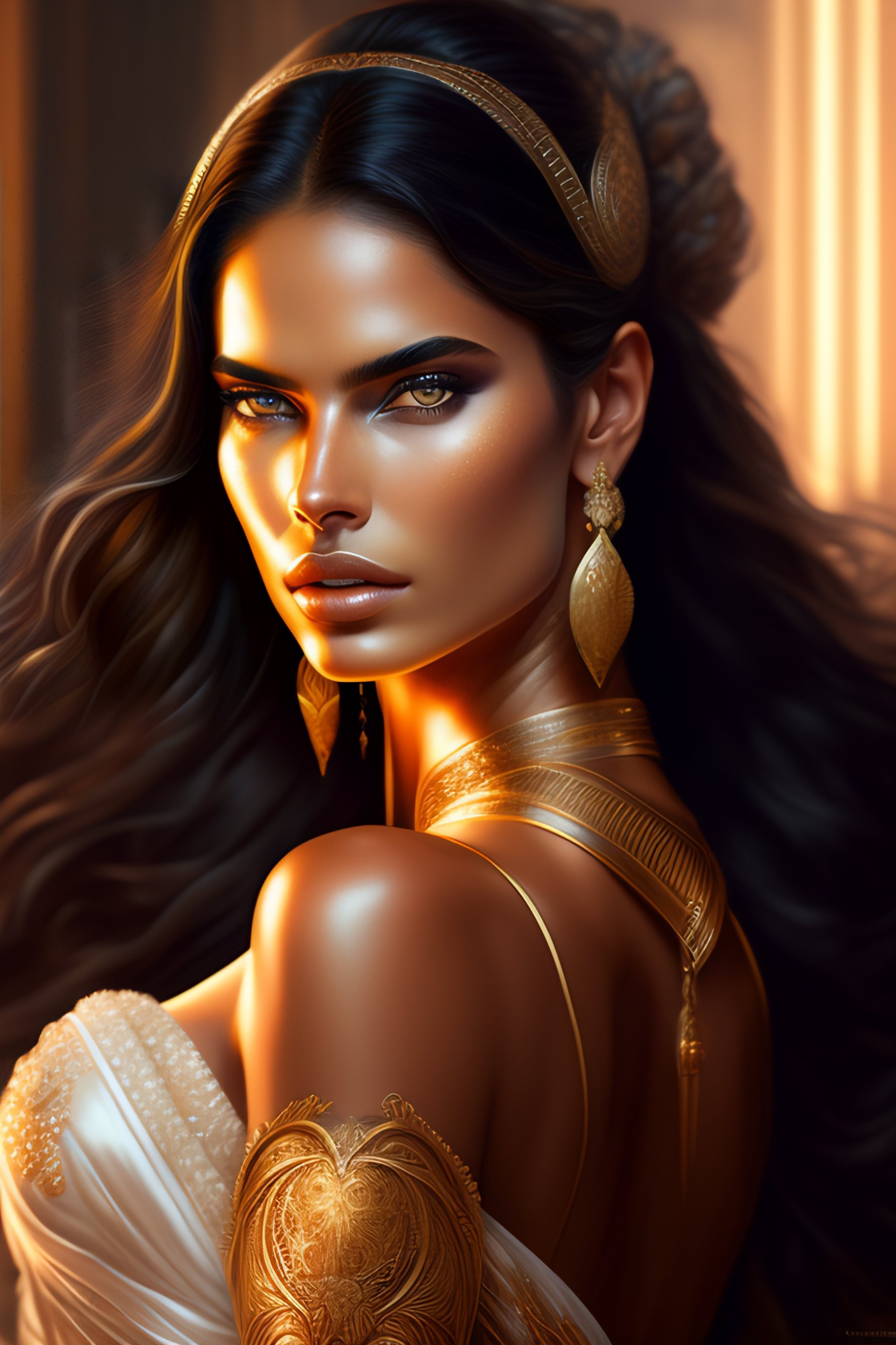 Lexica - Ultra realistic illustration, a stunningly beautiful greek ...