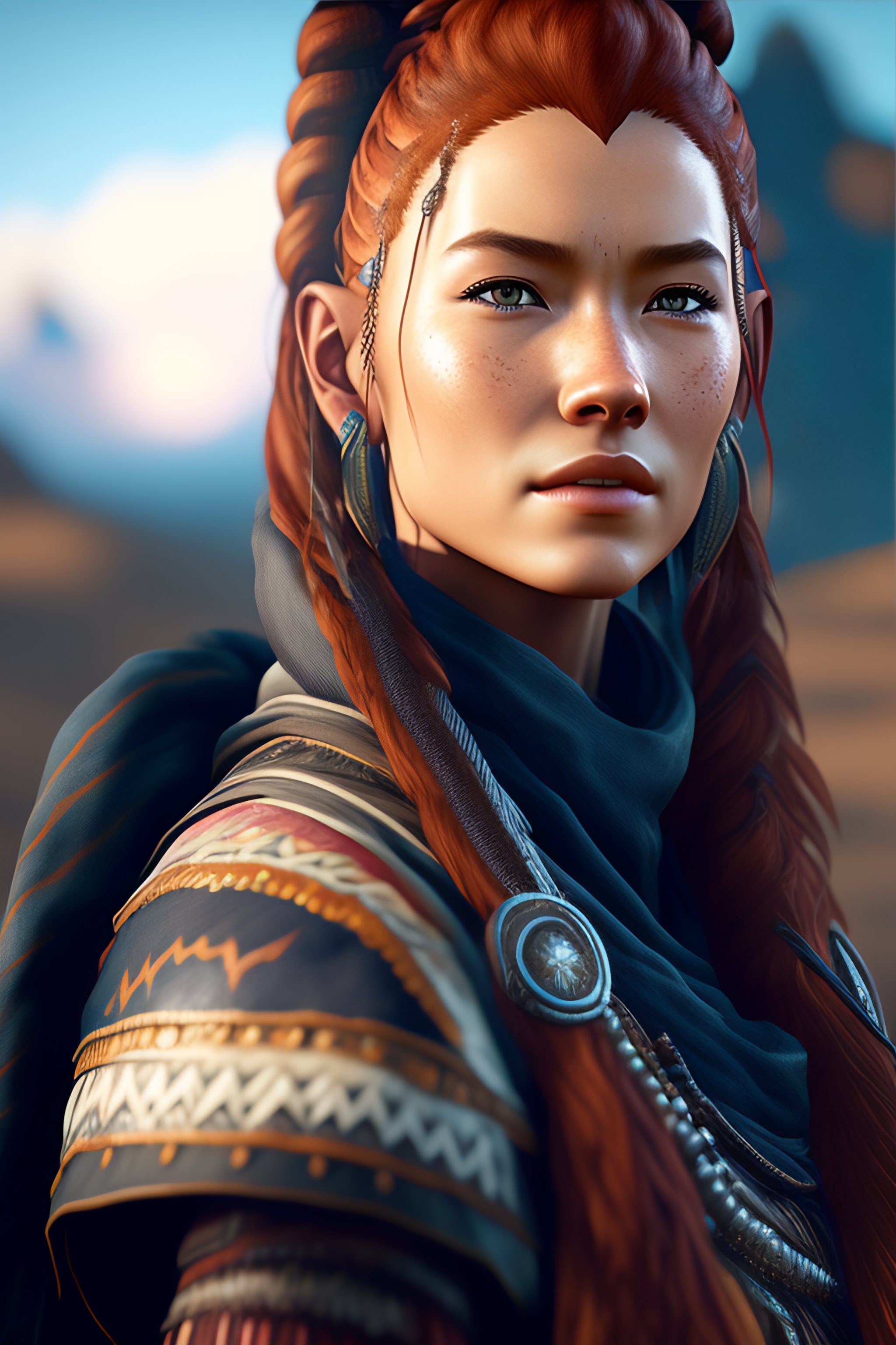 Lexica - Aloy, Horizon Zero Dawn, photorealistic, 4k